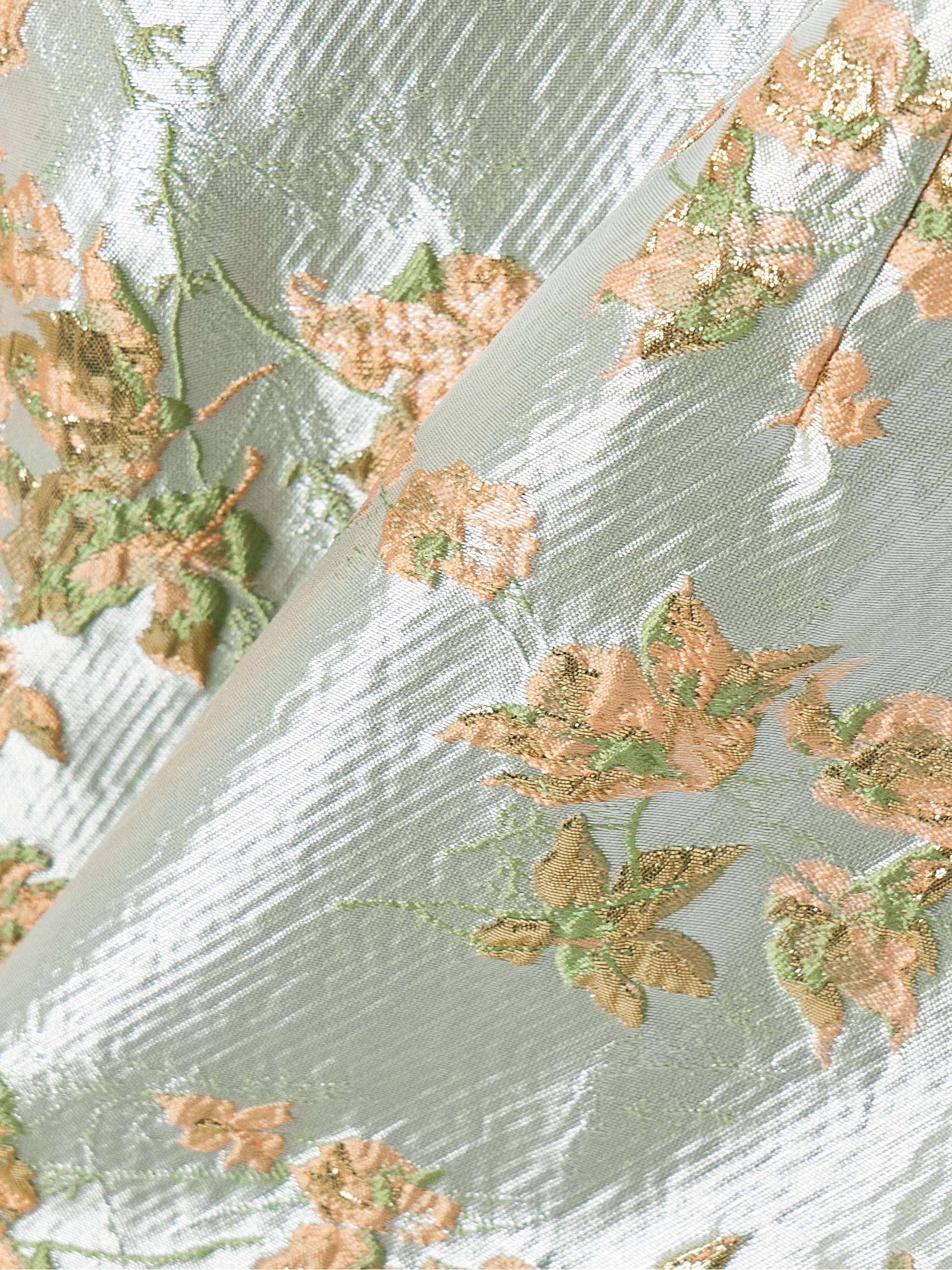 Garden metallic brocade mini dress view