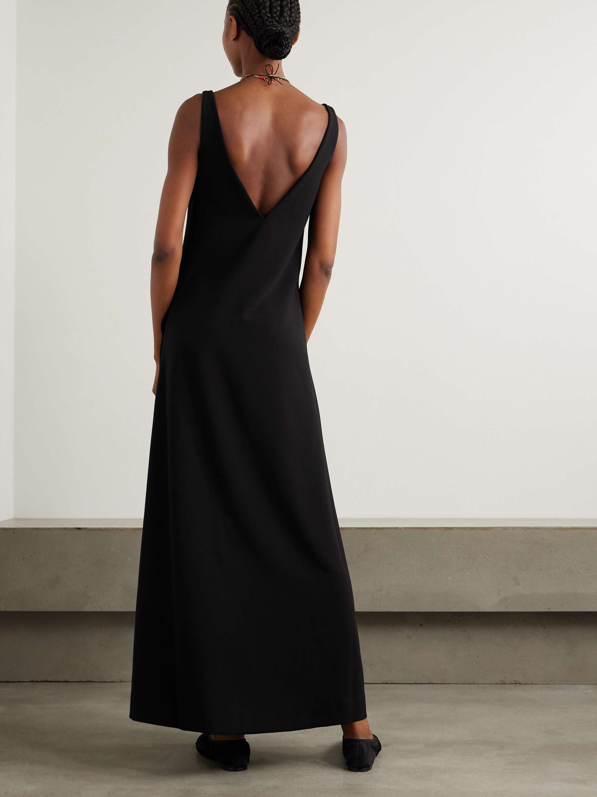 Zora crepe-jersey maxi dress view