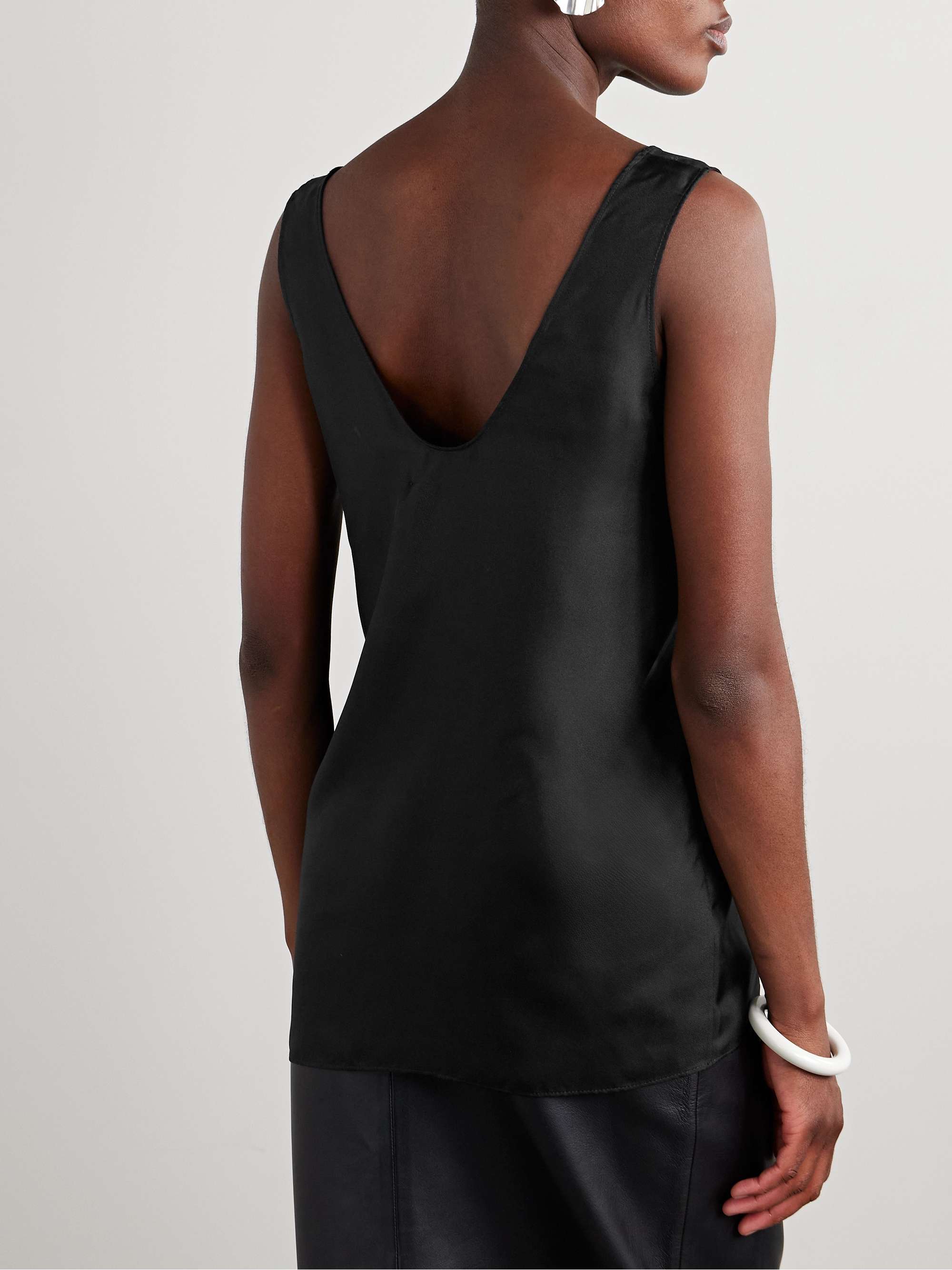 Silk-twill tank view