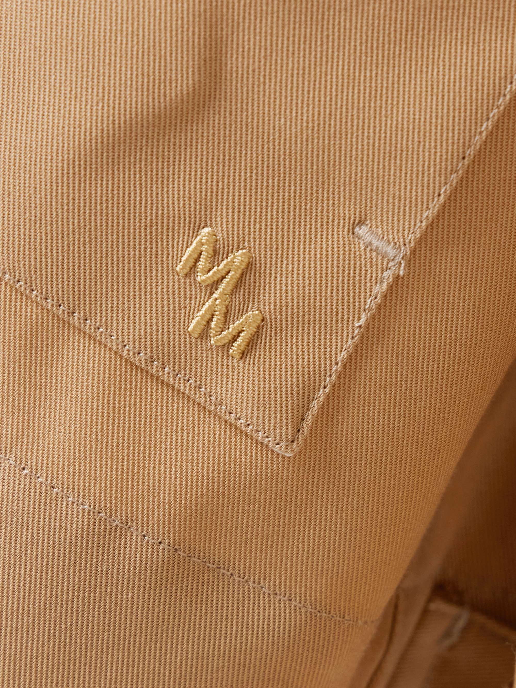 Corduroy-trimmed organic cotton-twill jacket view