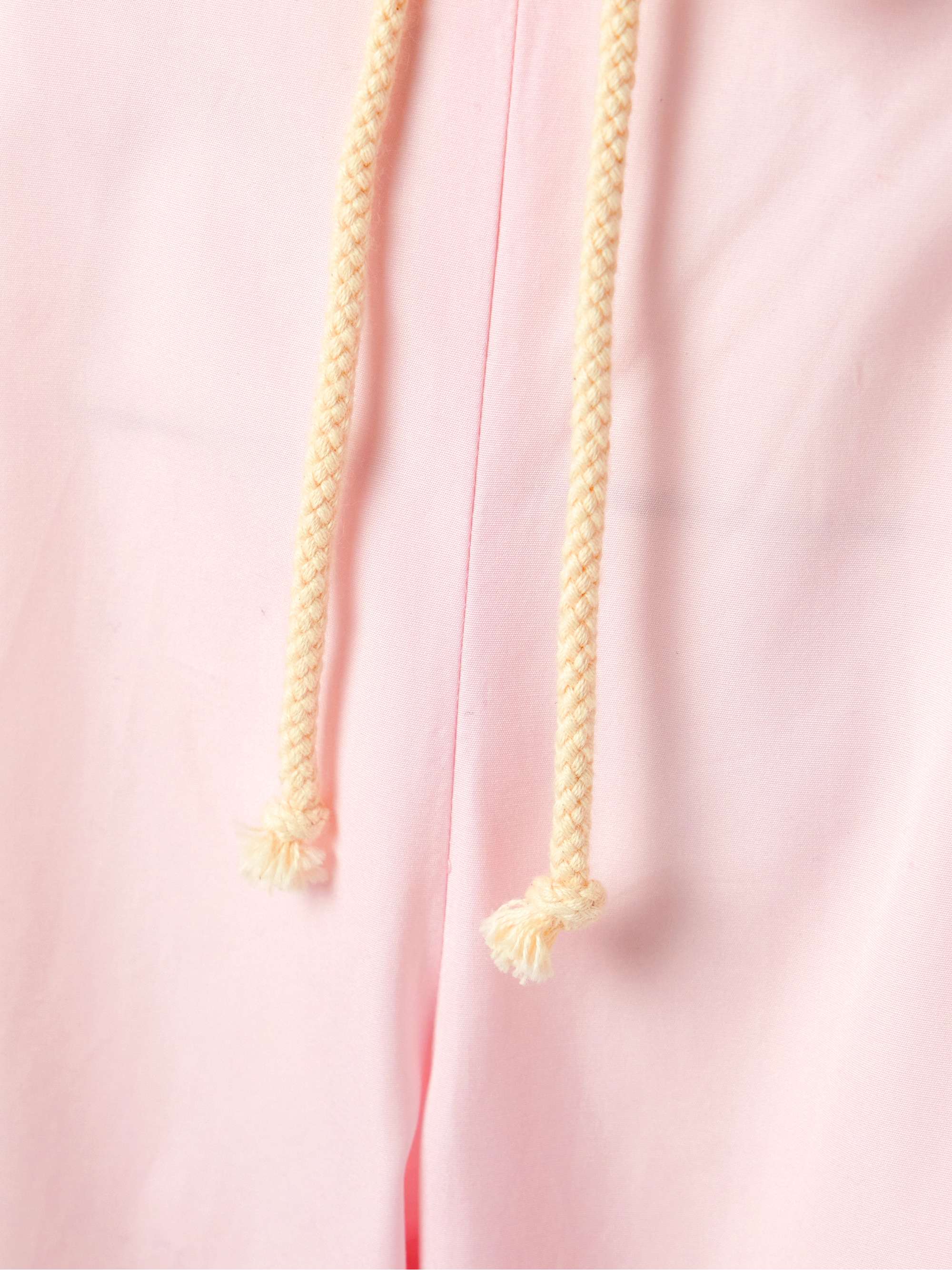 Pleated organic cotton-poplin tapered pants view