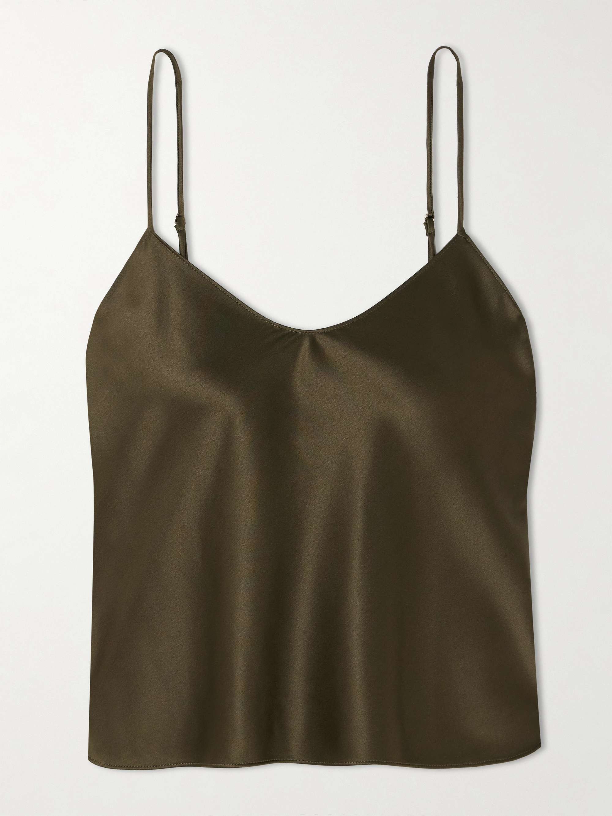 Mila silk-blend satin camisole view