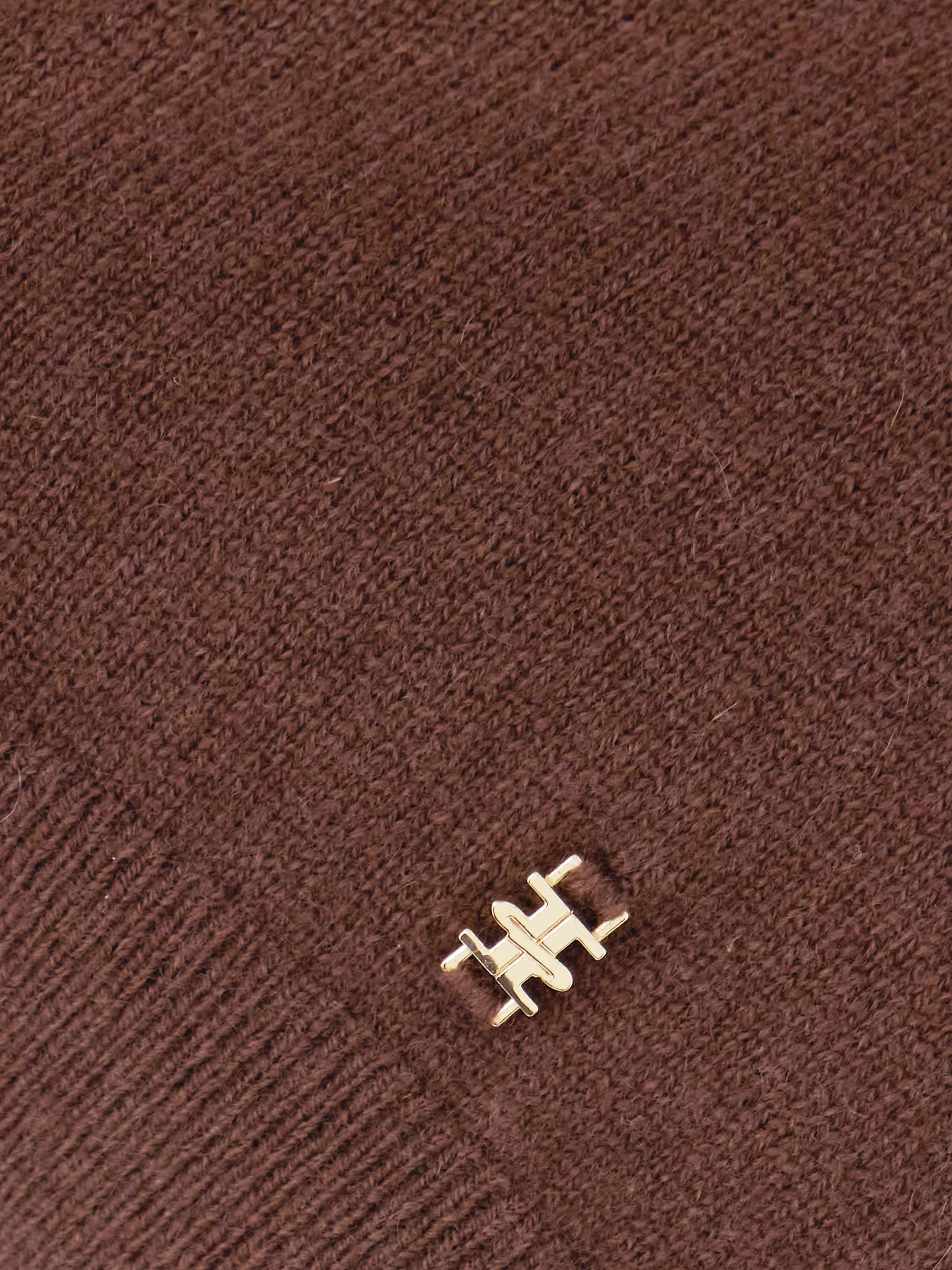 Lenny cropped embellished cashmere vest view