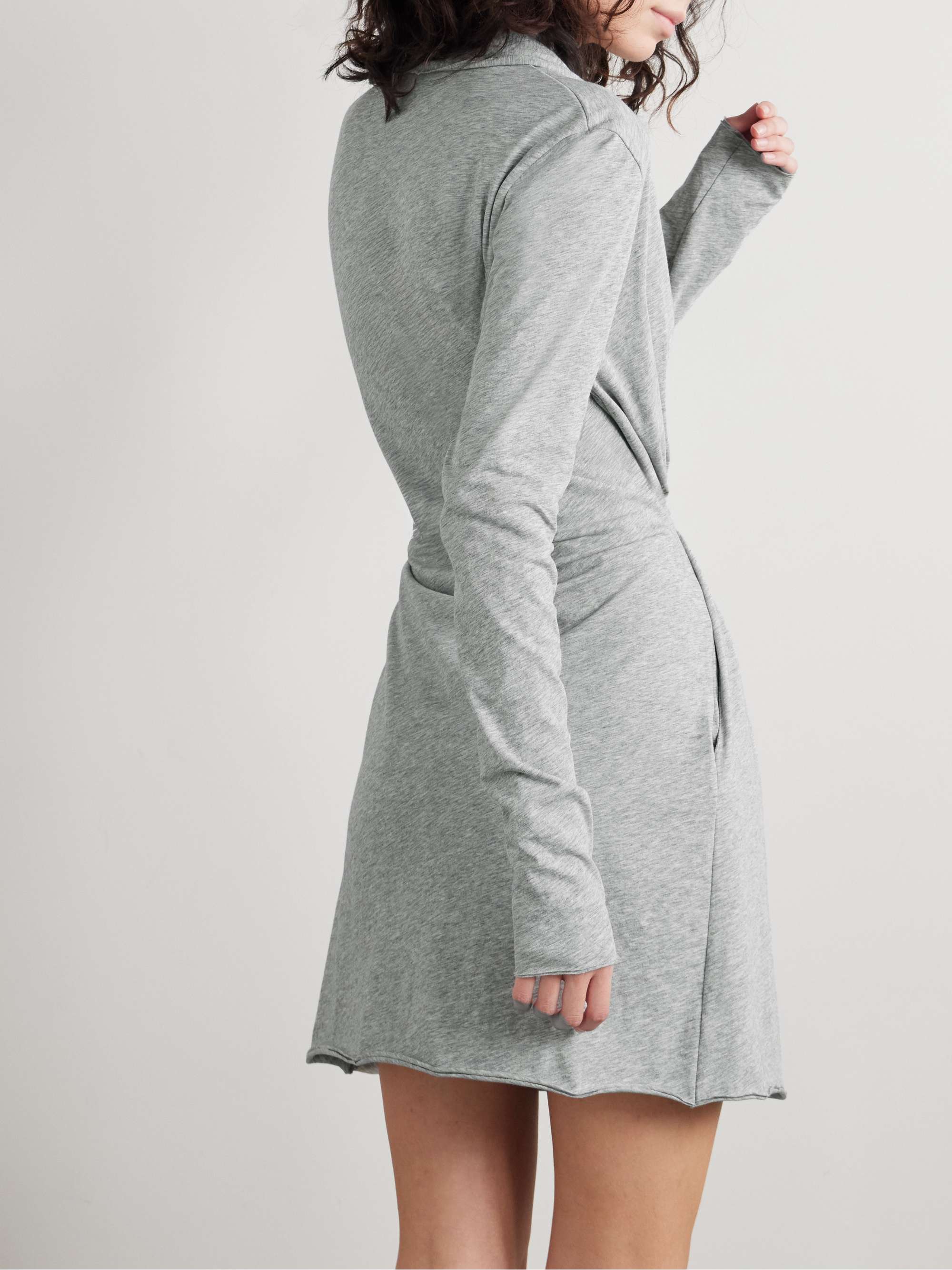 Organic Pima cotton-jersey robe view