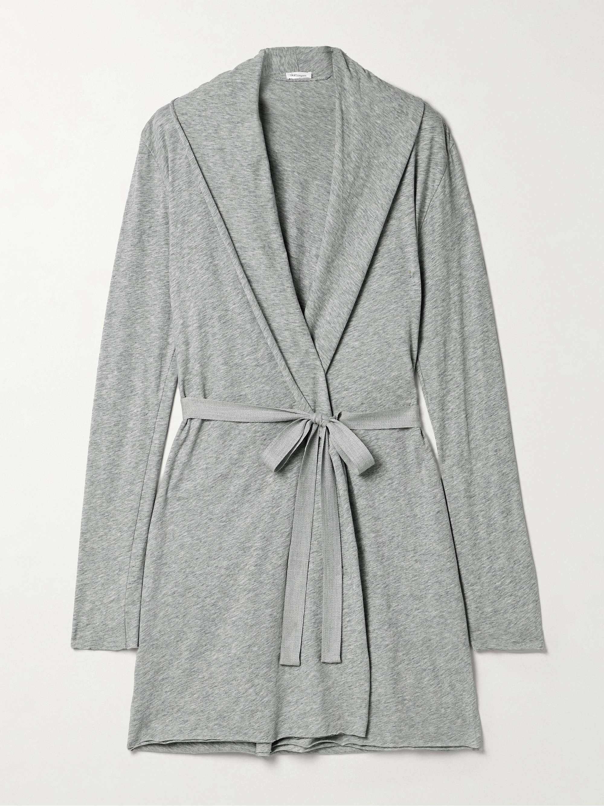 Organic Pima cotton-jersey robe view