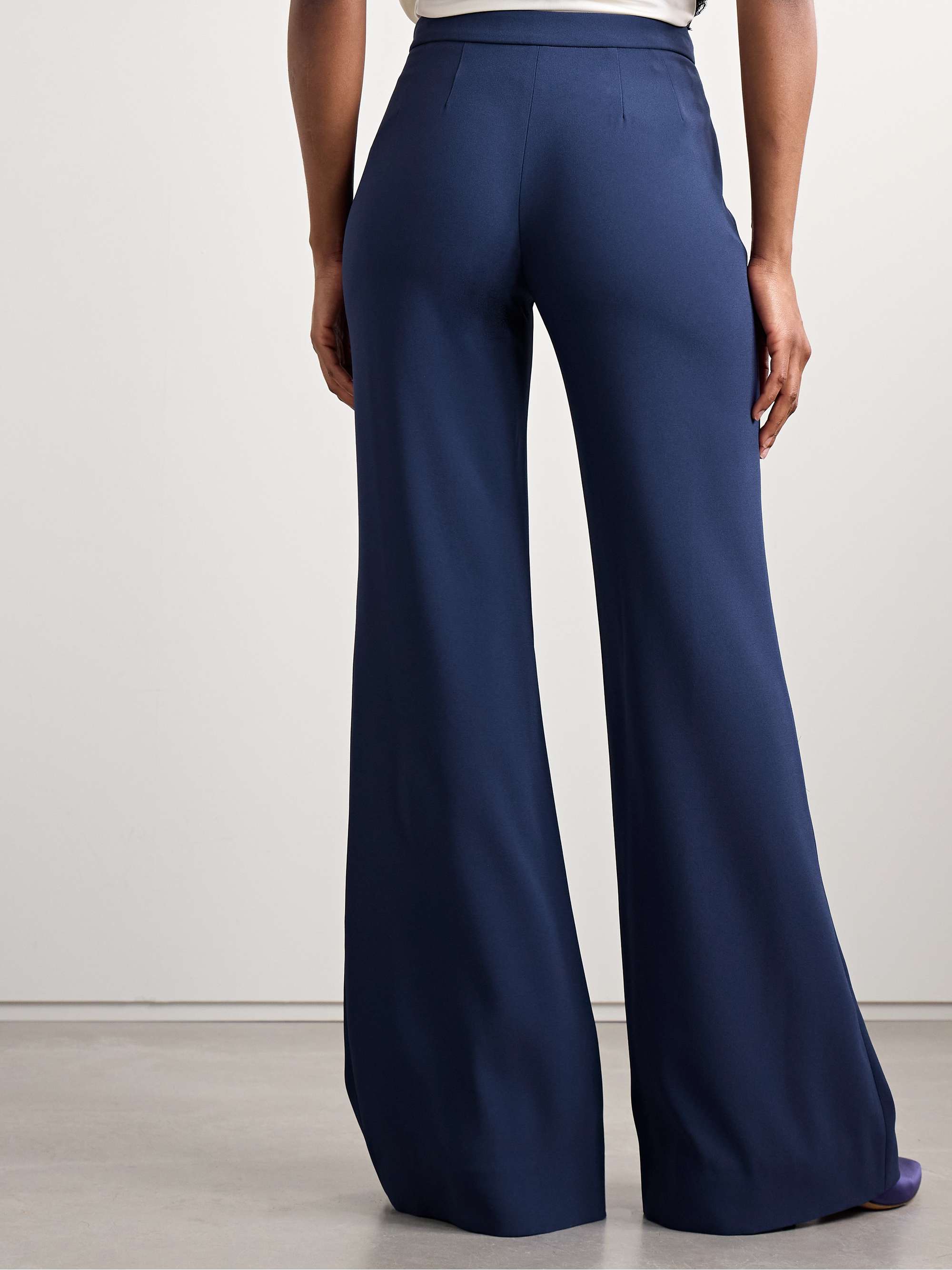 Willow crepe flared pants view