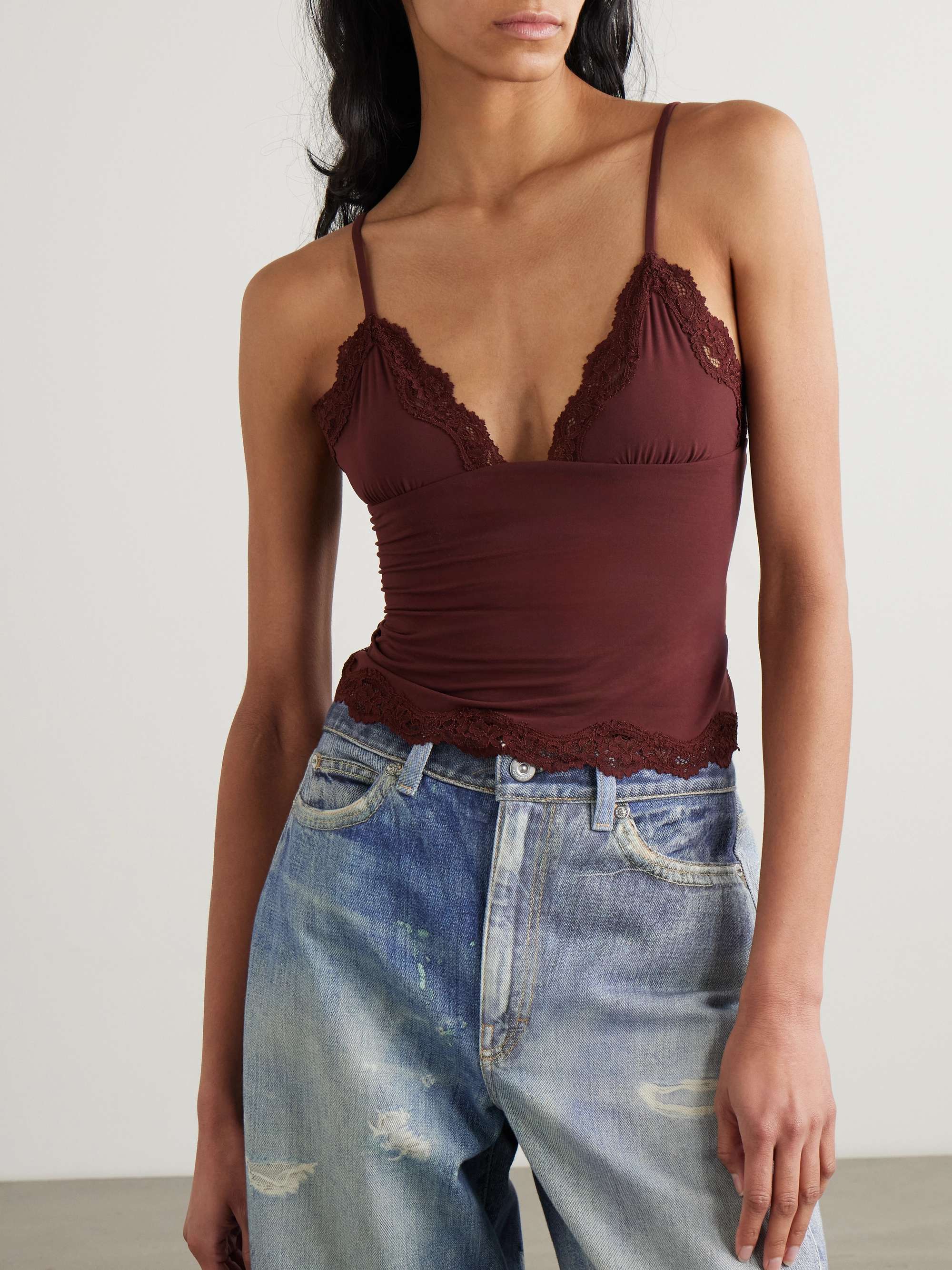 Fits Everybody lace triangle cami view