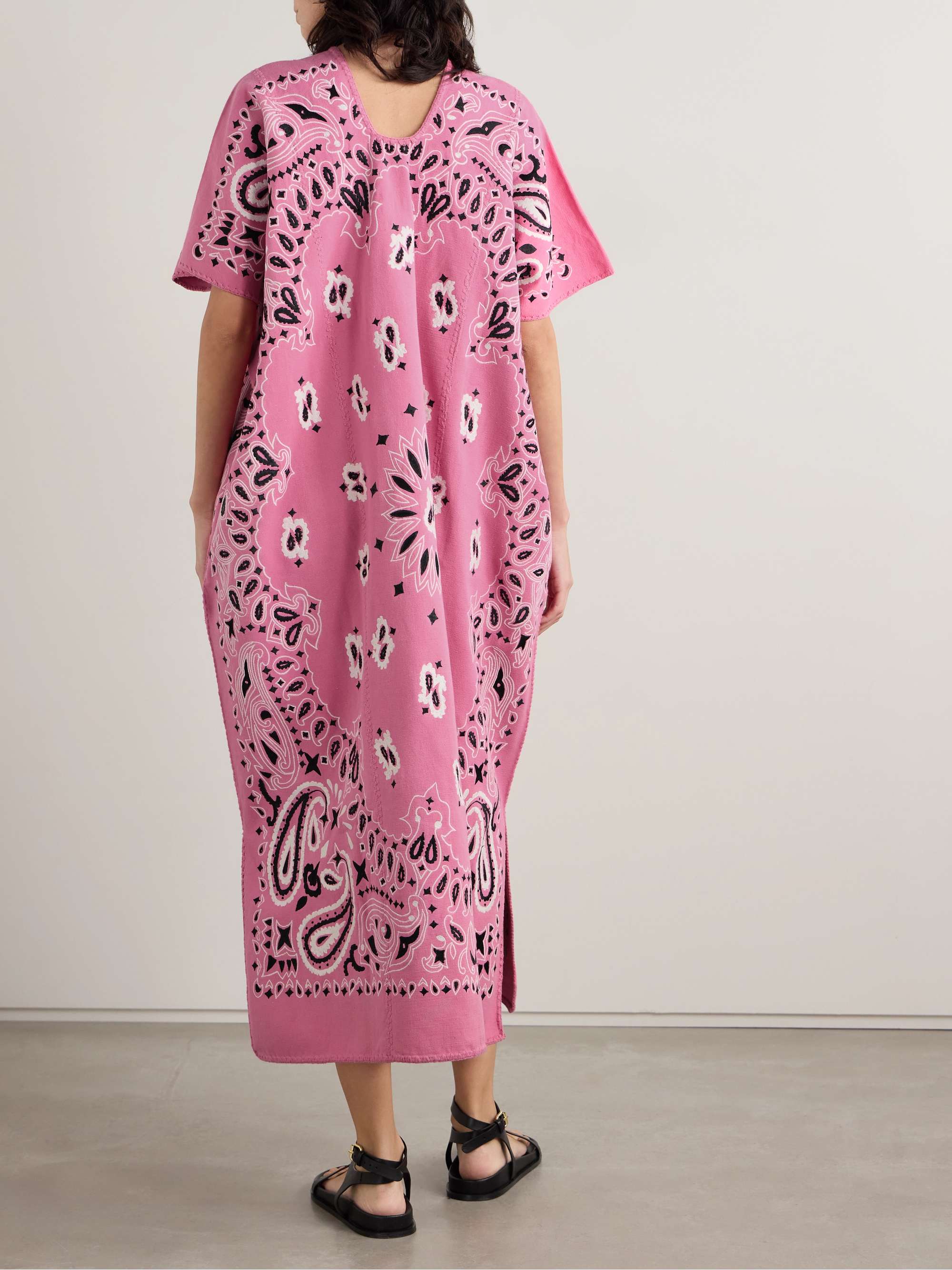 Embroidered cotton-blend huipil view