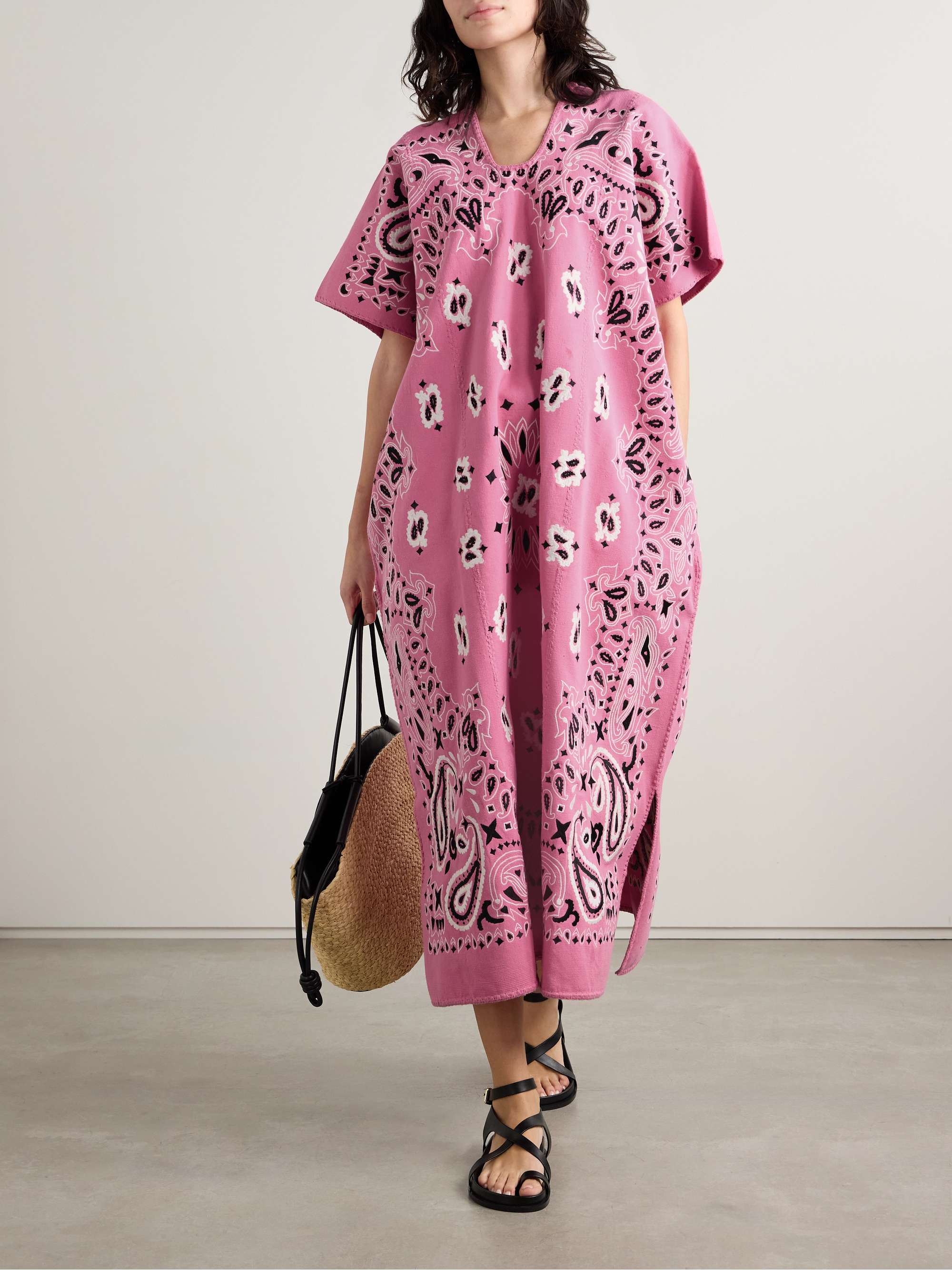 Embroidered cotton-blend huipil view
