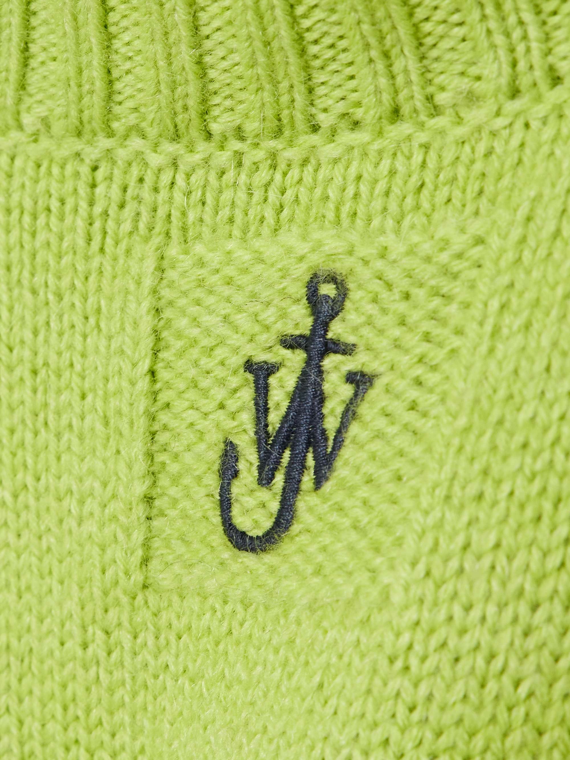 Two-tone knitted turtleneck sweater view