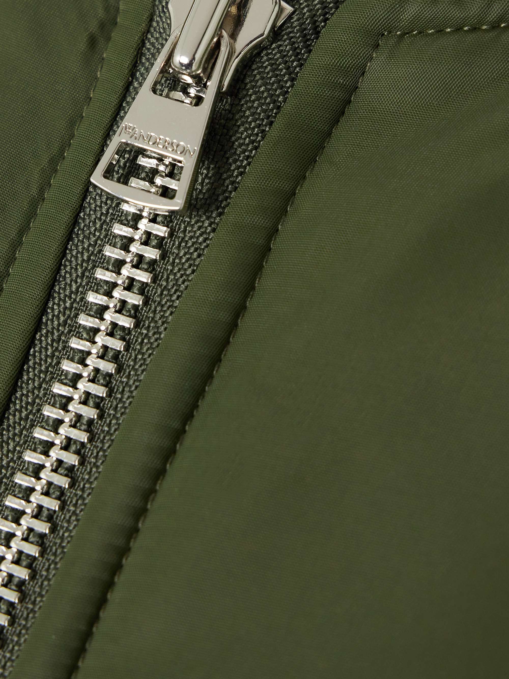 Oversized shell bomber jacket view