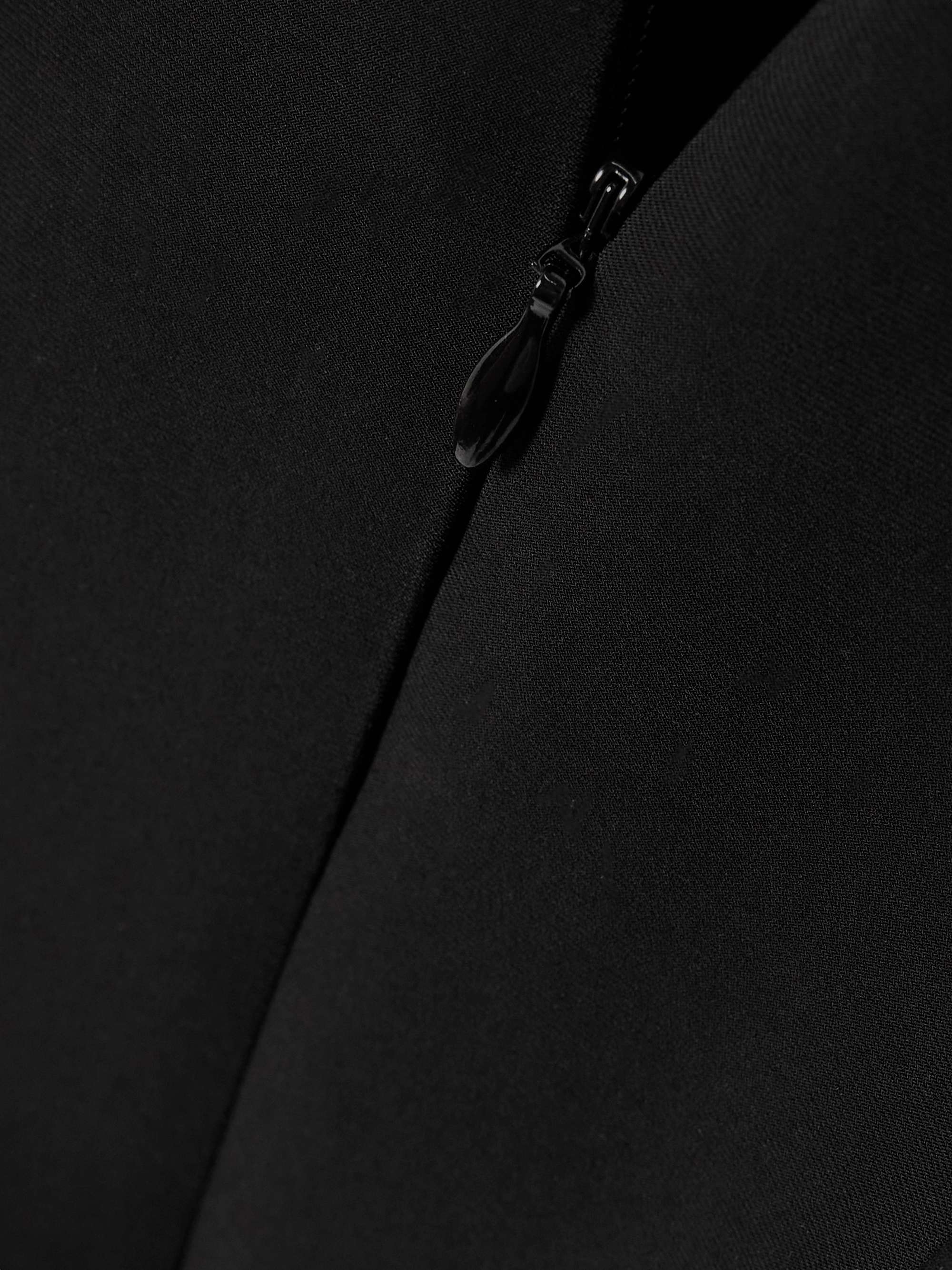Paneled ponte jacket view