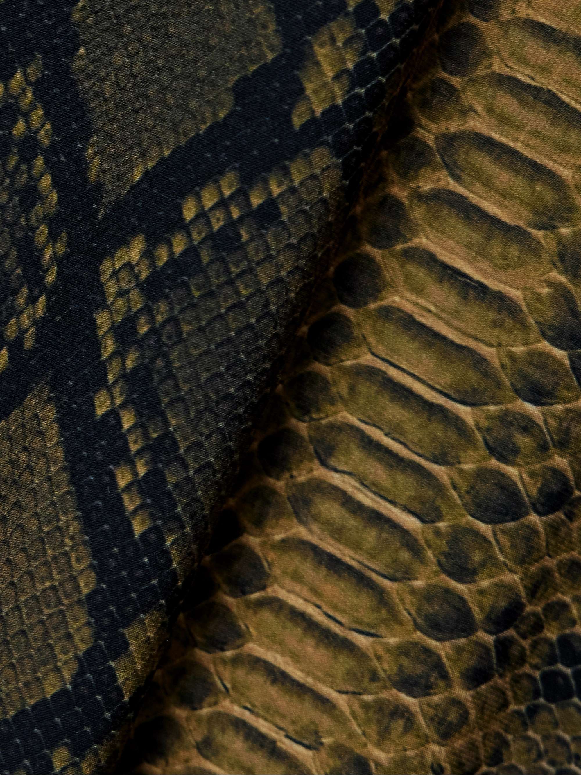 Snake-print stretch-jersey midi dress view