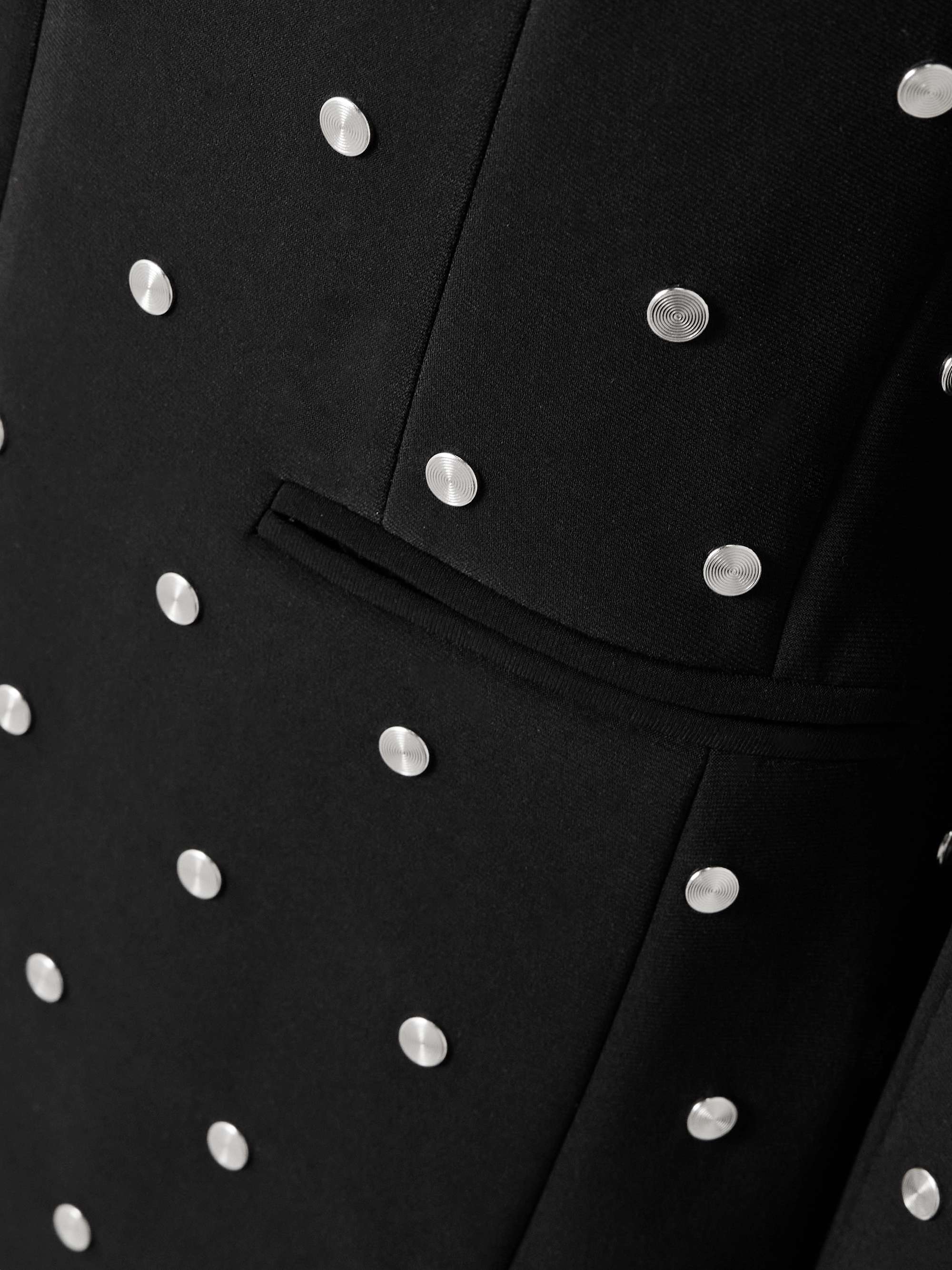 Studded stretch-ponte jacket view