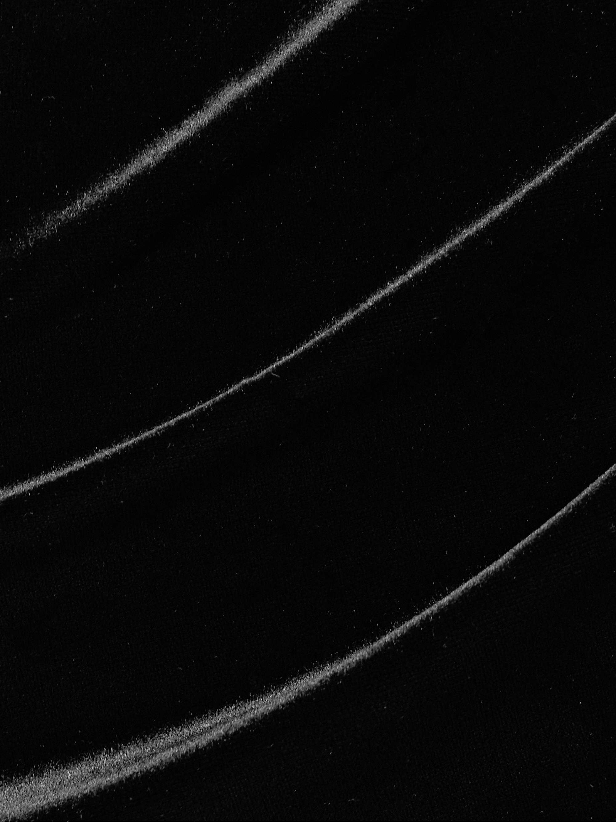 Strapless asymmetric stretch-velvet midi dress view