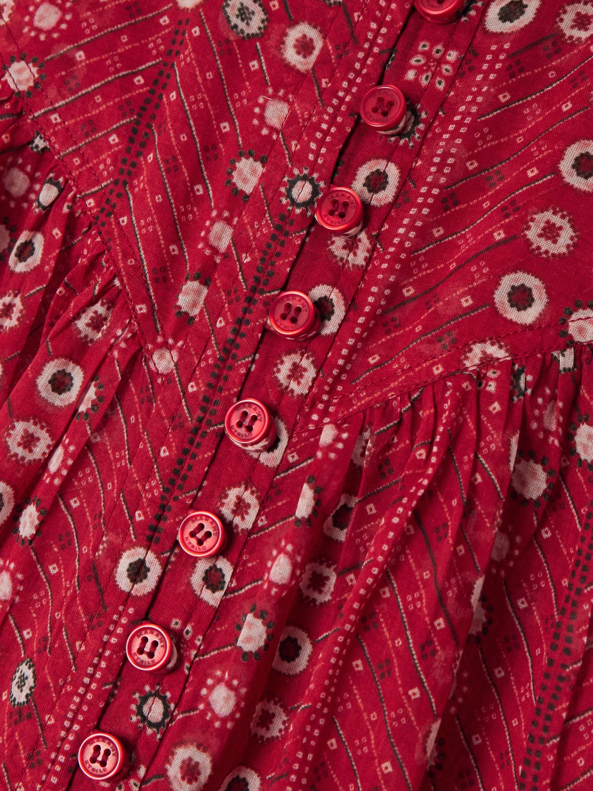Melinda printed organic cotton-voile mini dress view