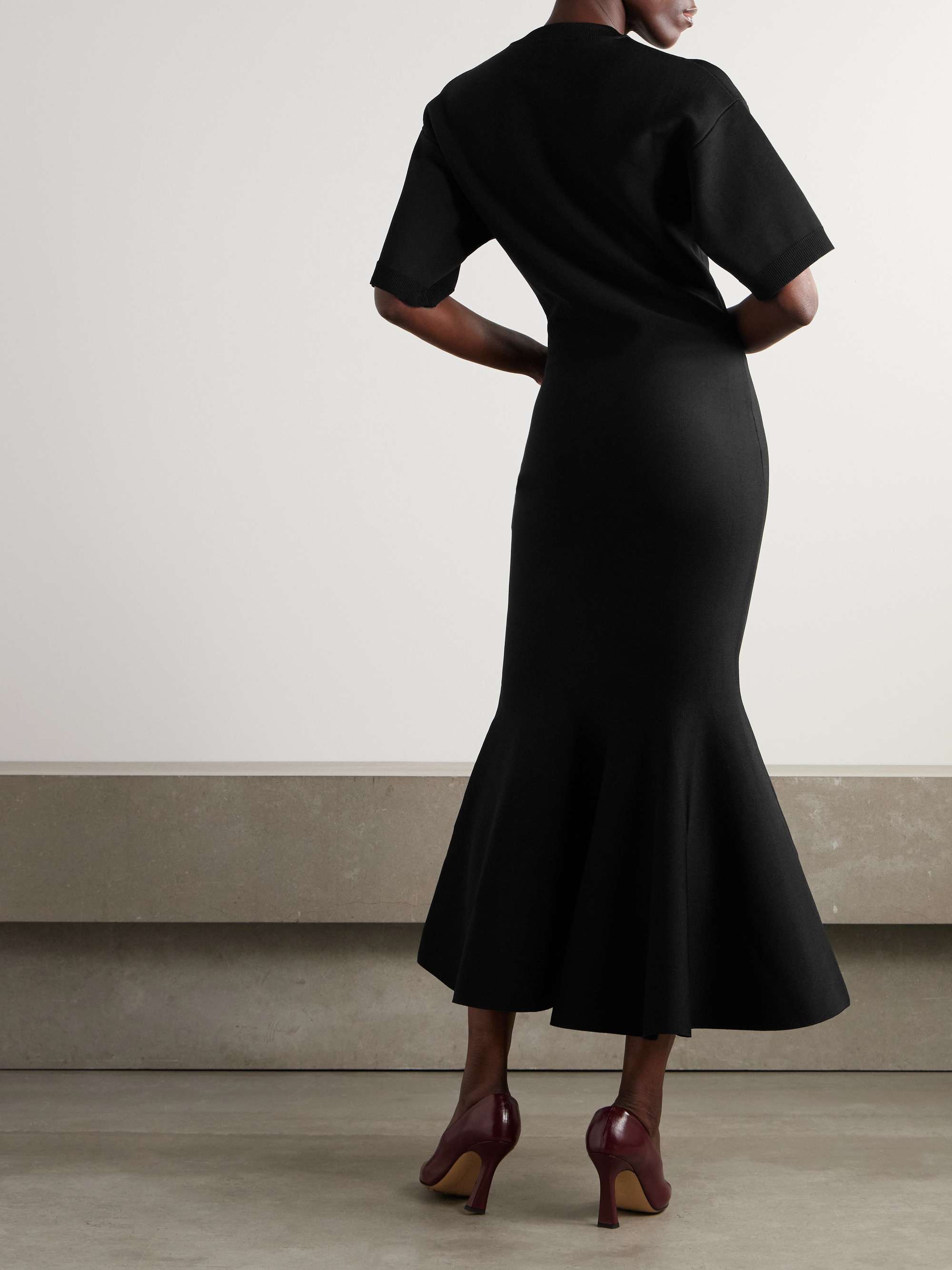 Knitted midi dress view