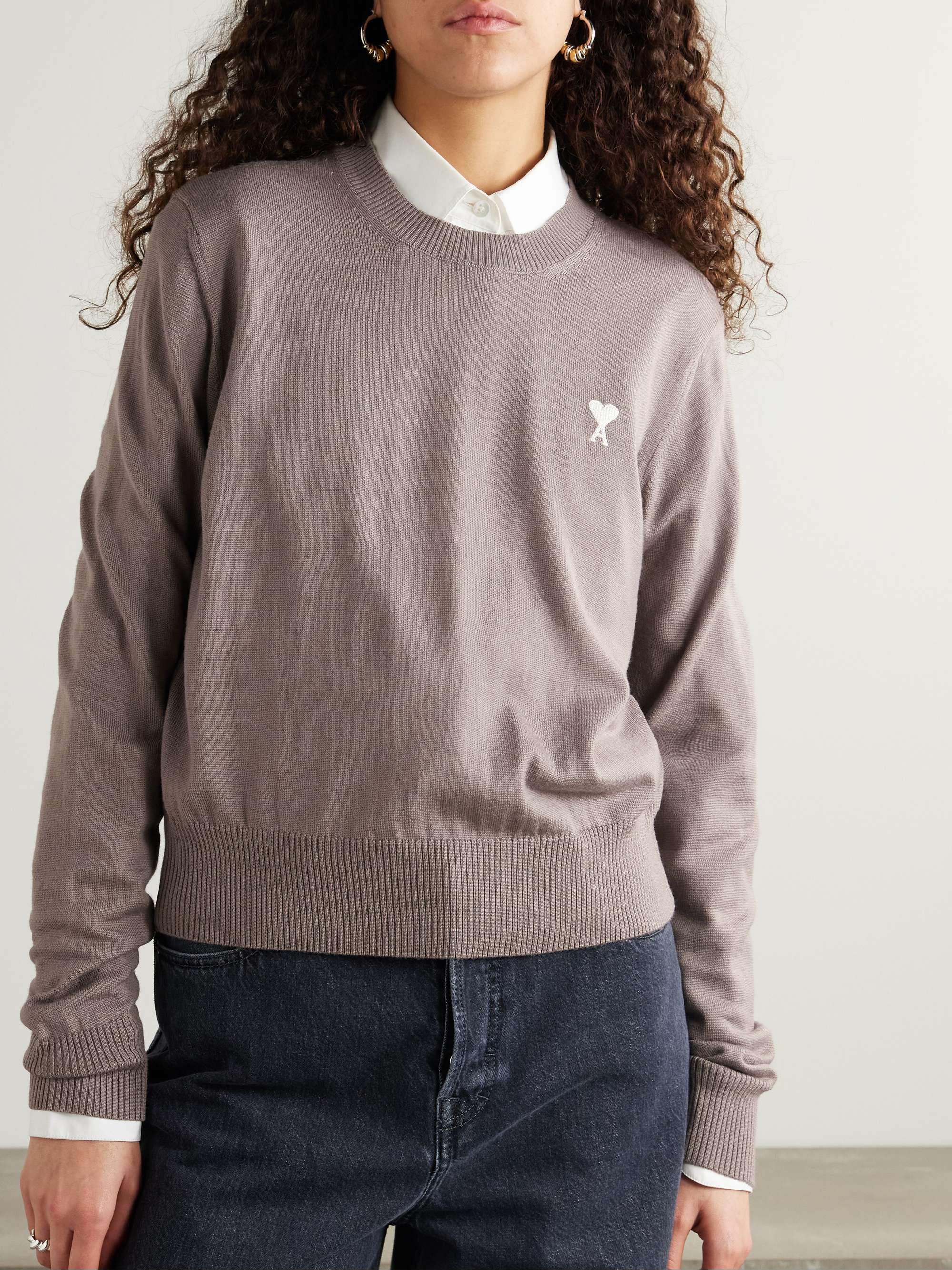 ADC embroidered wool sweater view