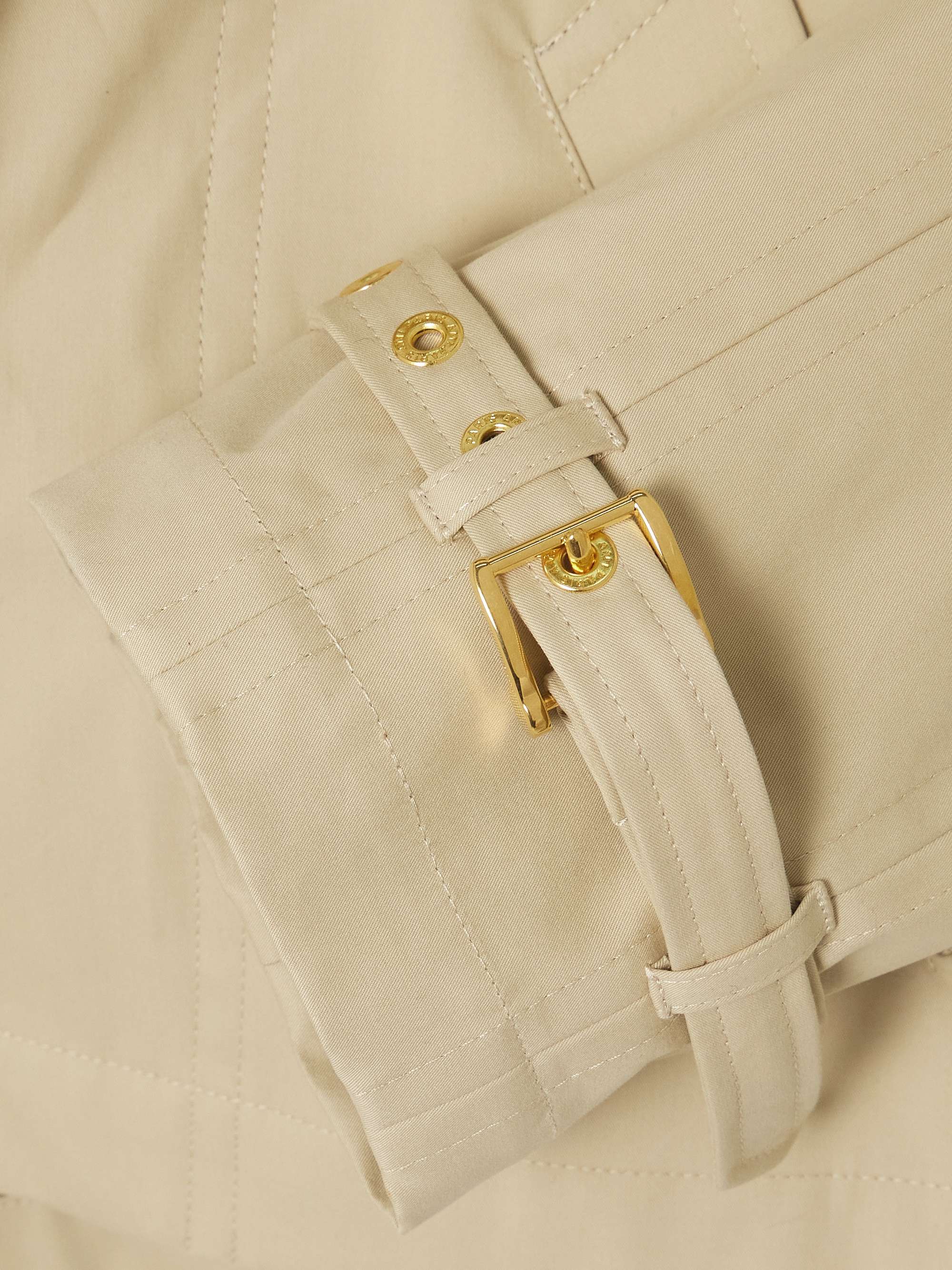 Cropped cotton-canvas jacket view