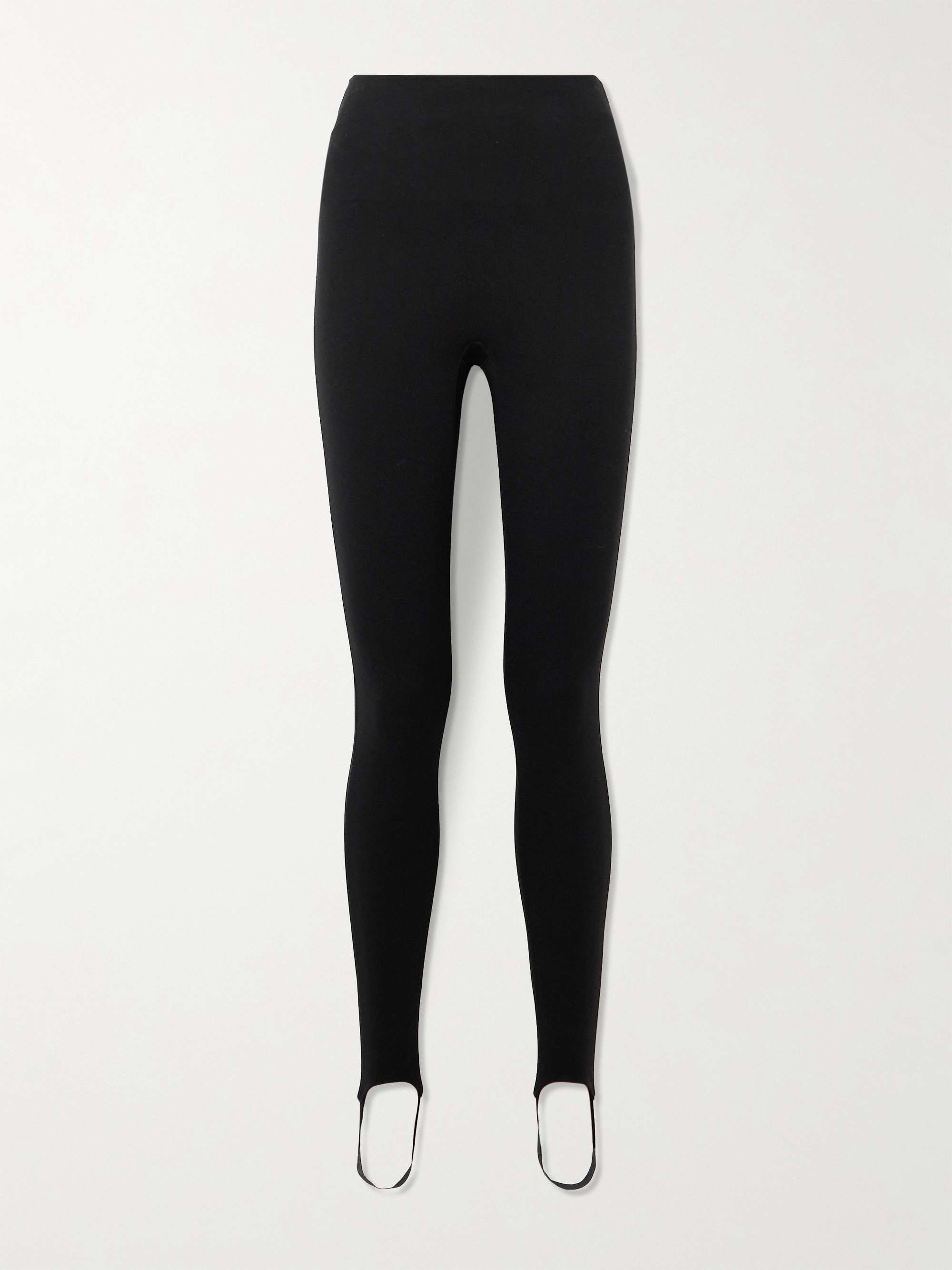 Stretch-ponte stirrup leggings view