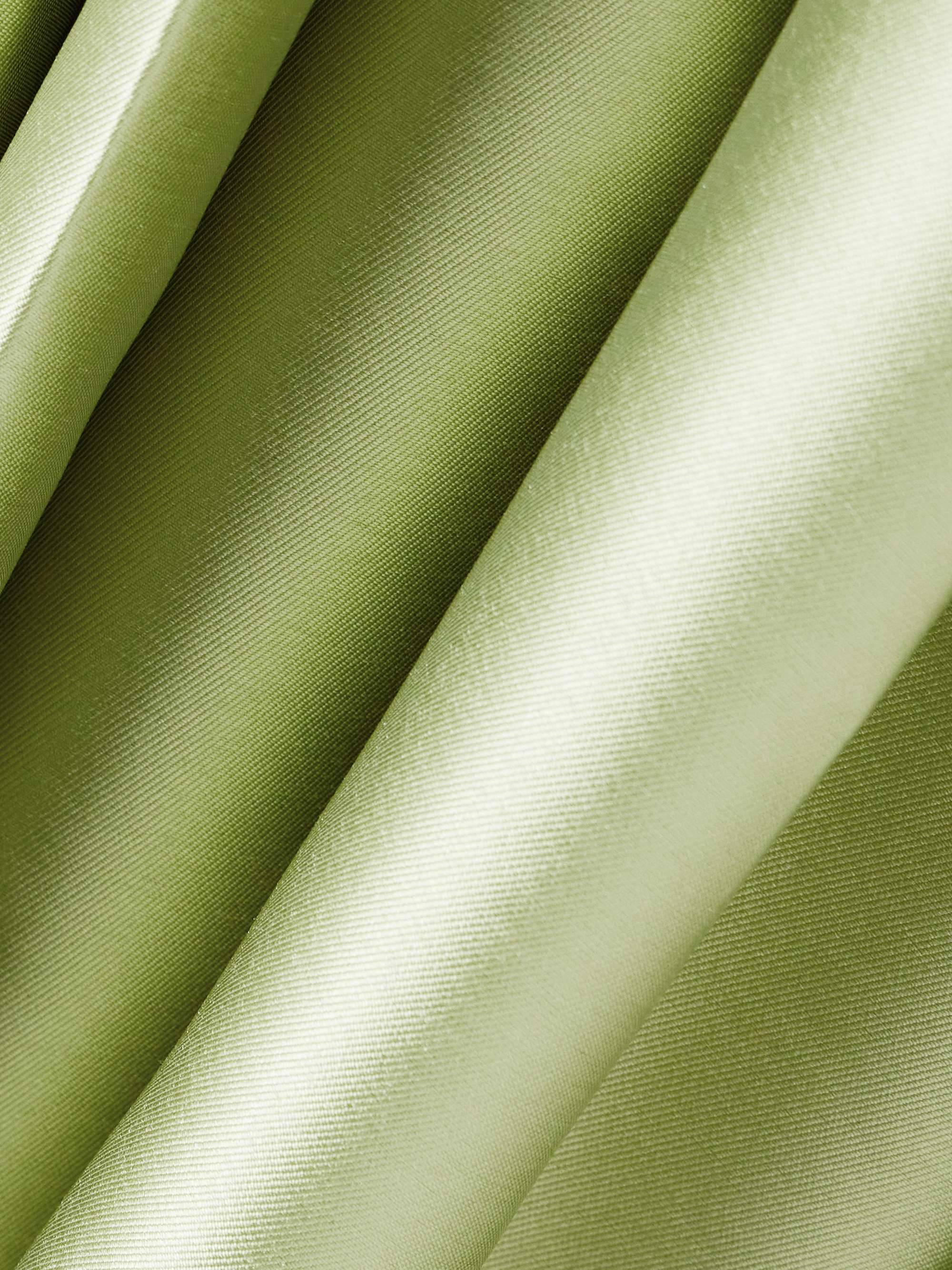 Cassia strapless pleated satin-twill gown view