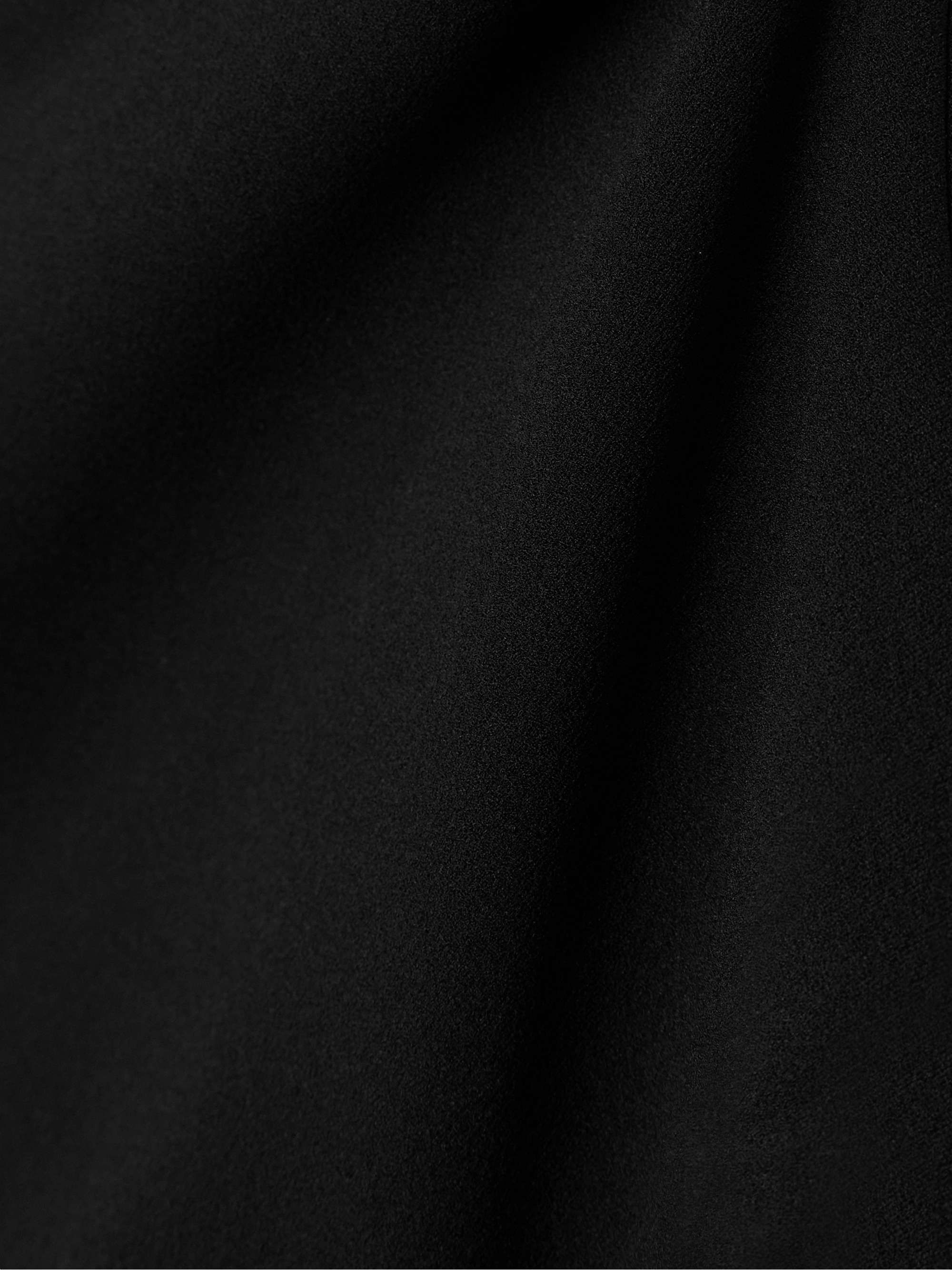 Joana one-sleeve crepe gown view