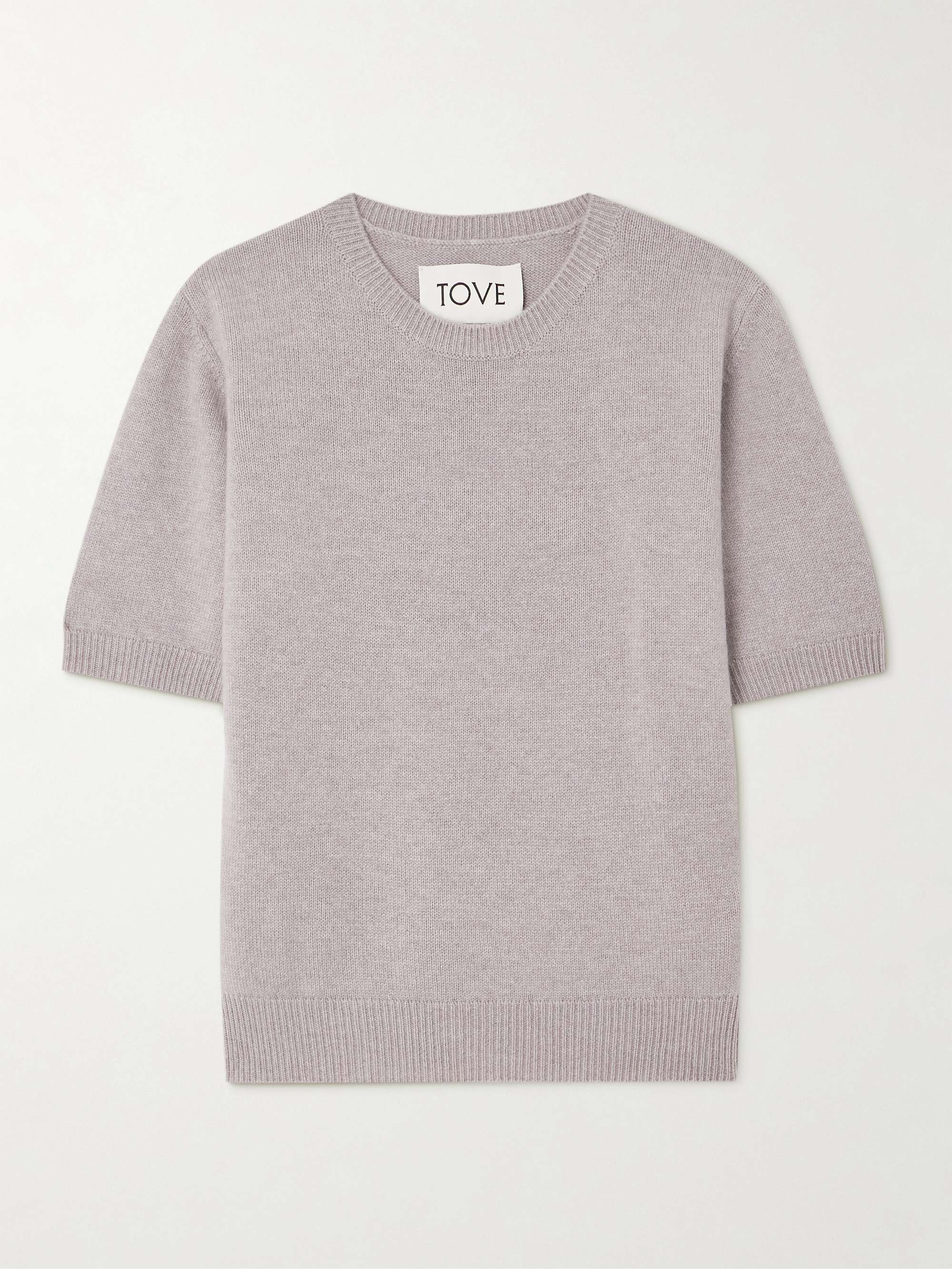 Lura cashmere top view