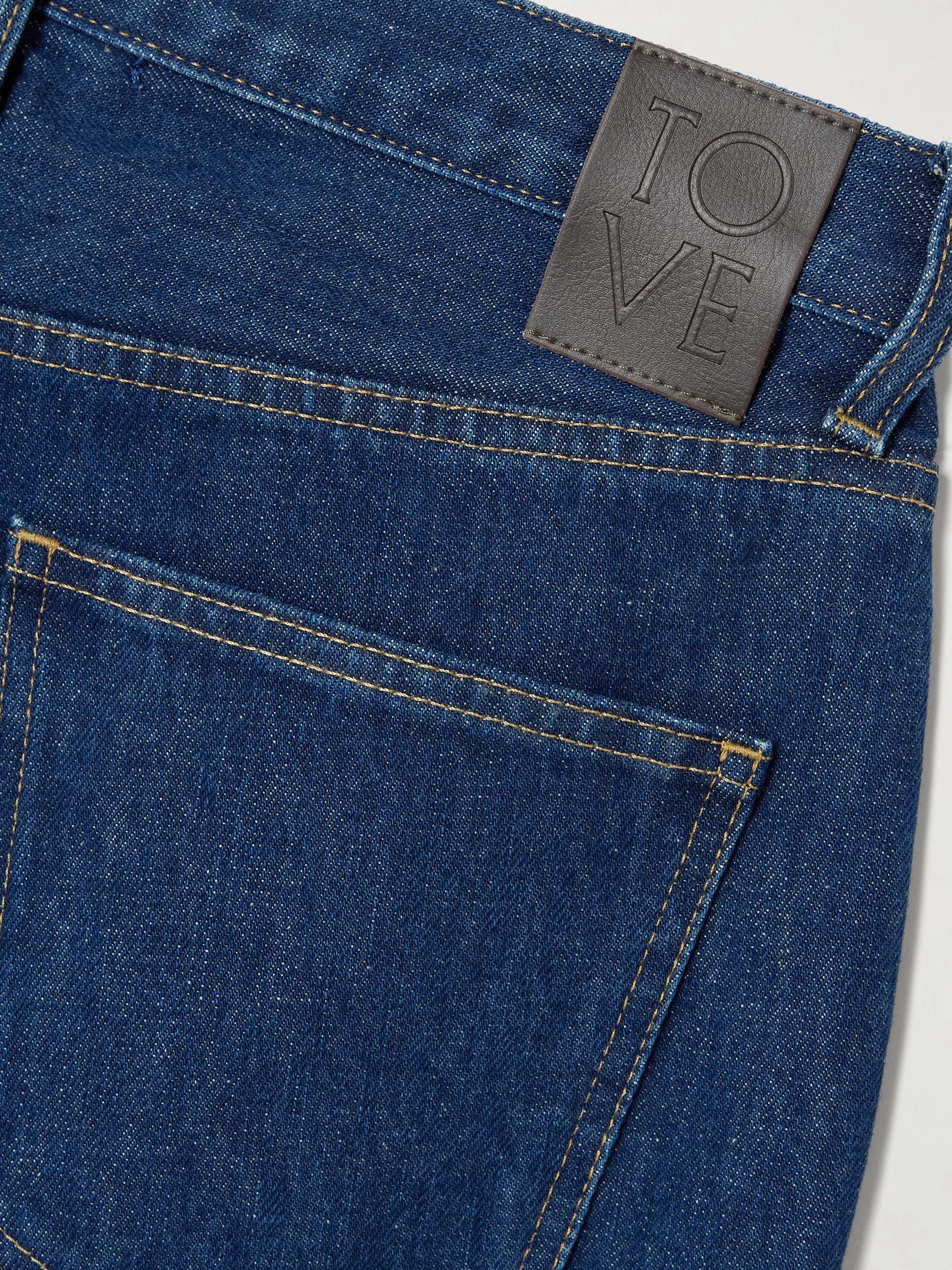 Sade high-rise straight-leg recycled jeans view