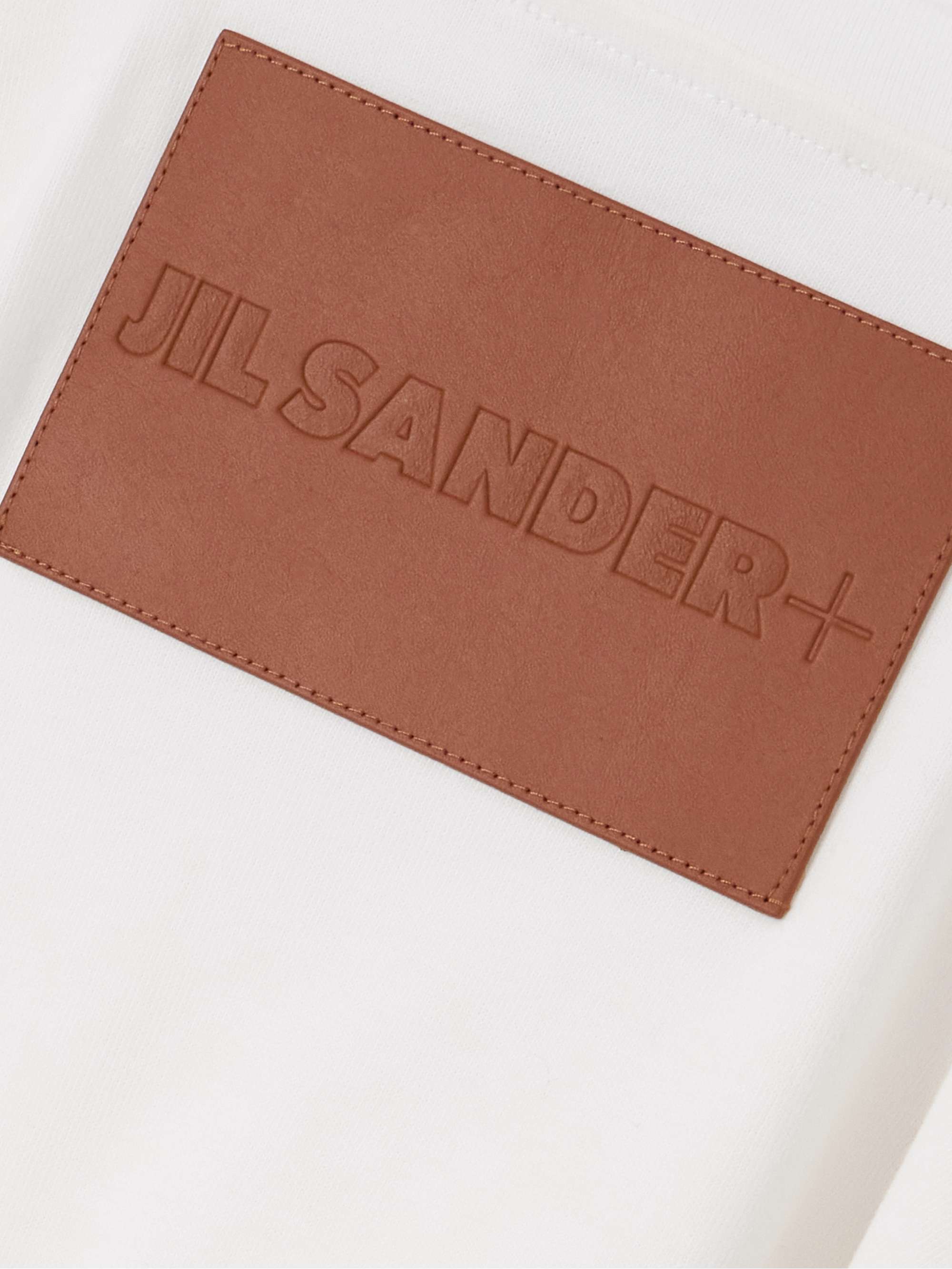 Appliquéd cotton-jersey T-shirt view