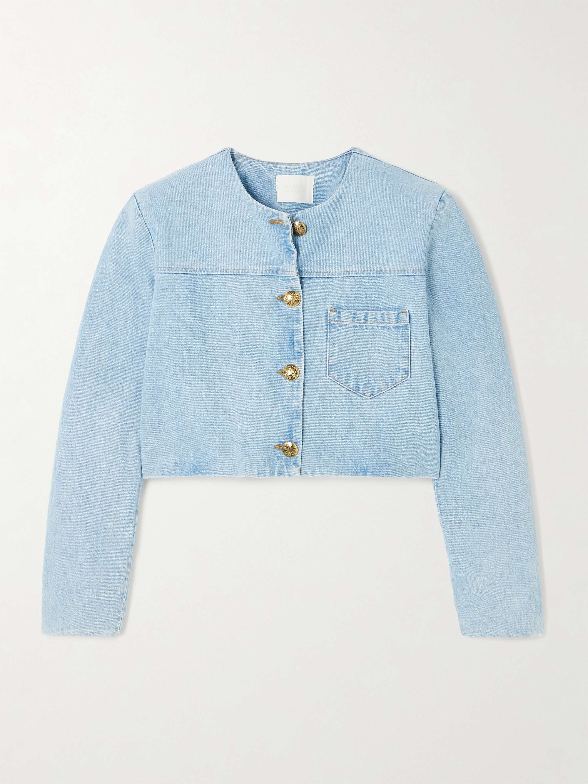 Priah cropped denim jacket view