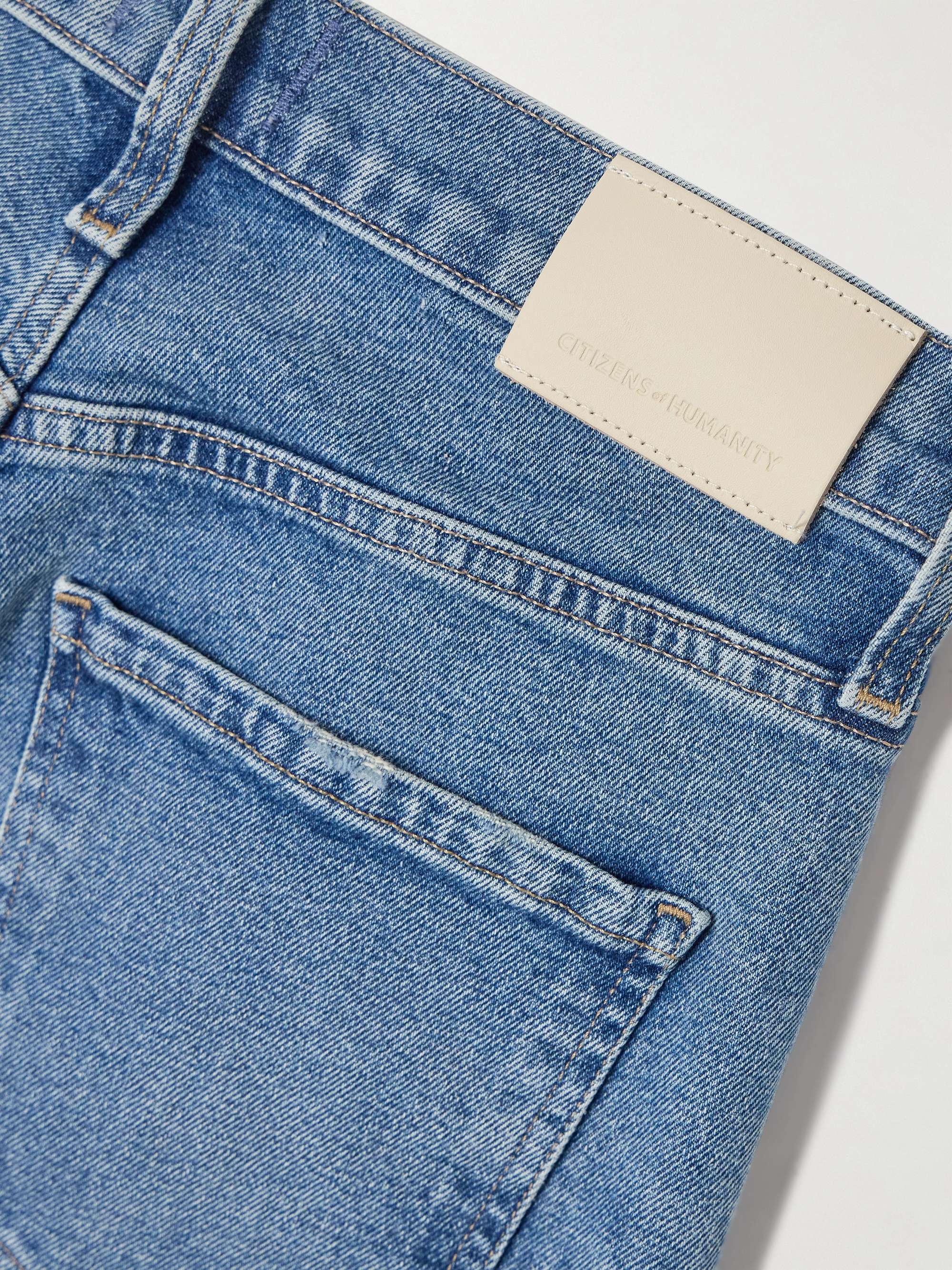 Delfina high-rise straight-leg jeans view