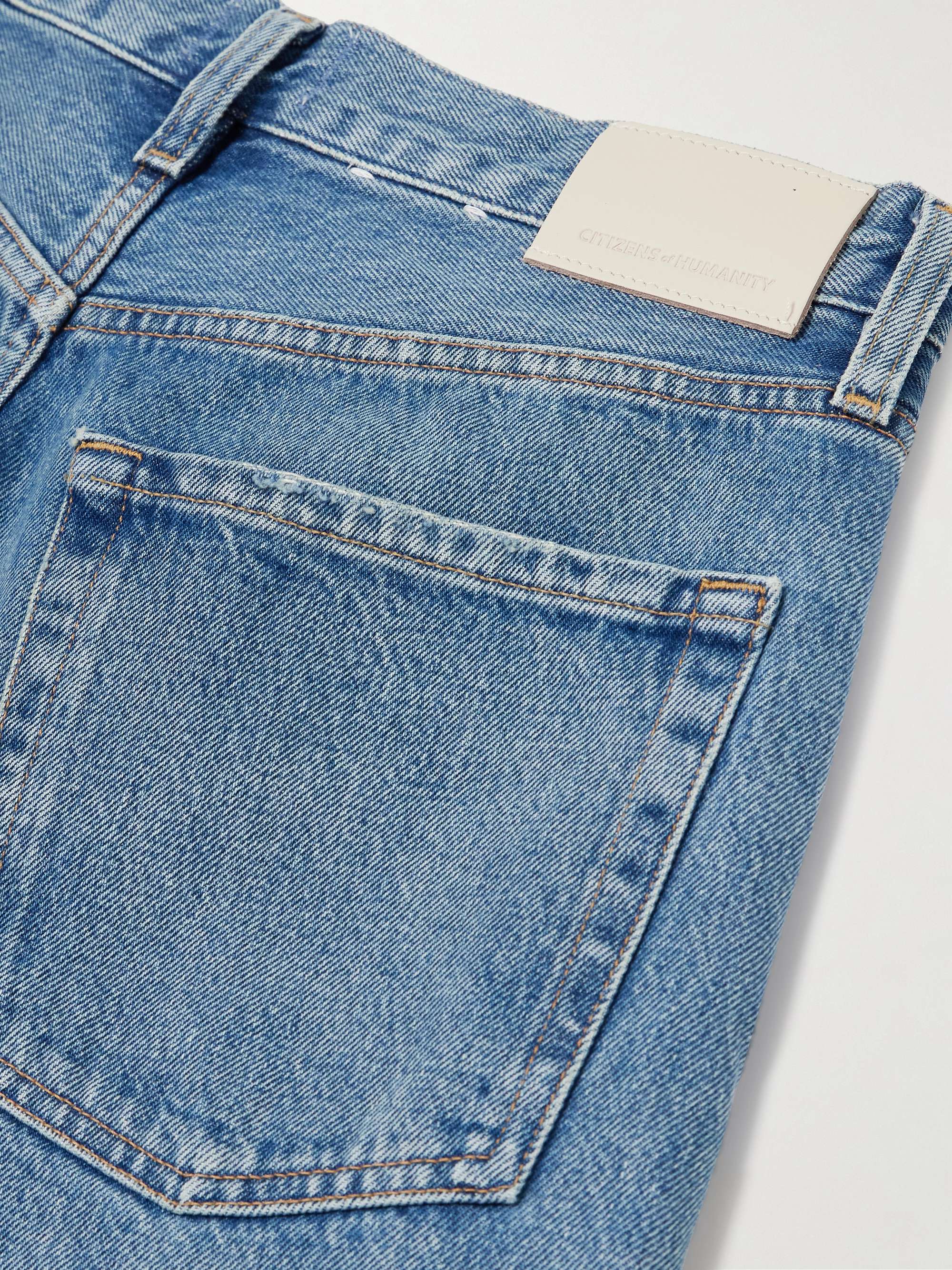 Winslow cropped mid-rise tapered jeans view