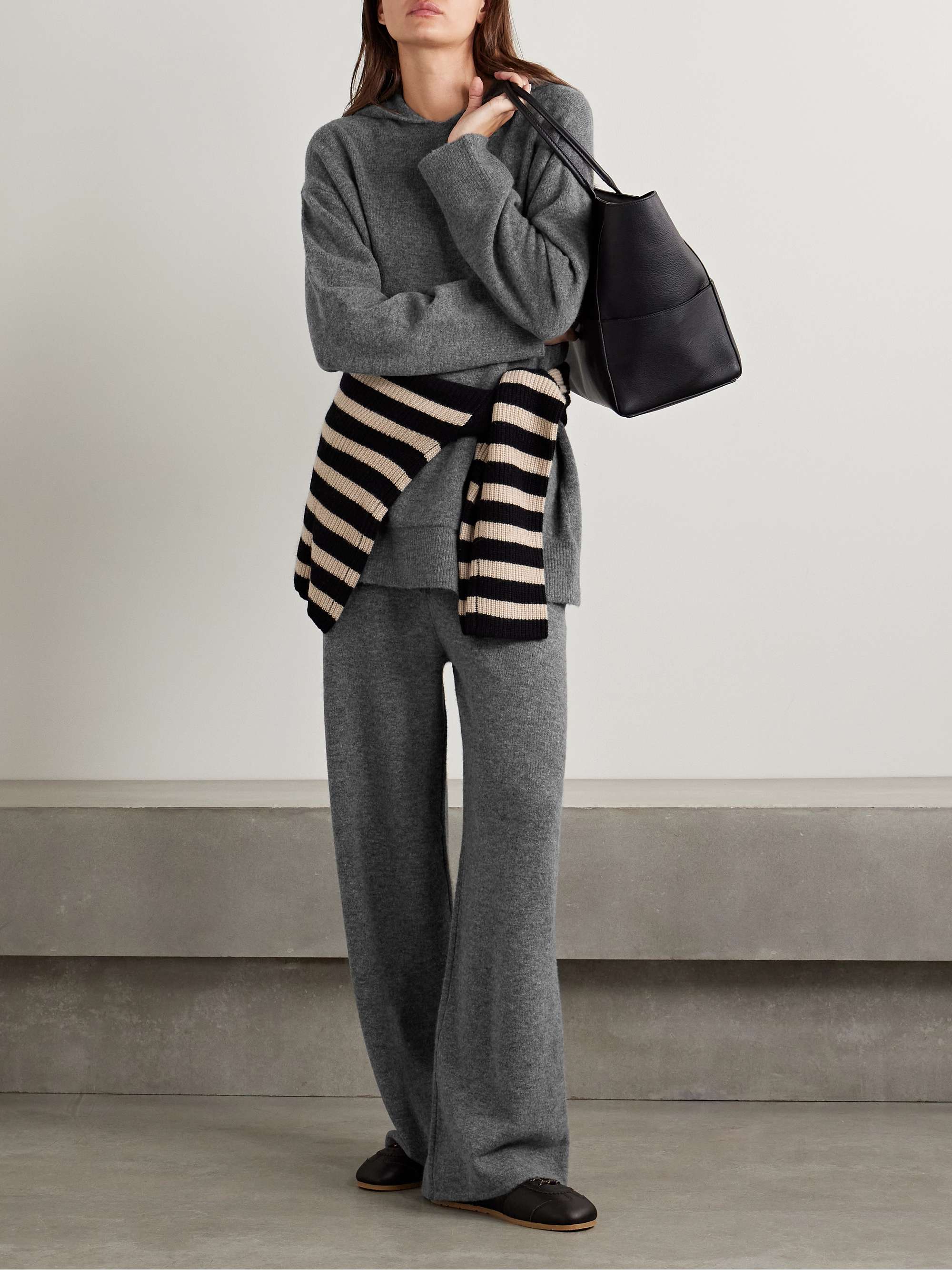 Merino wool-blend hoodie view