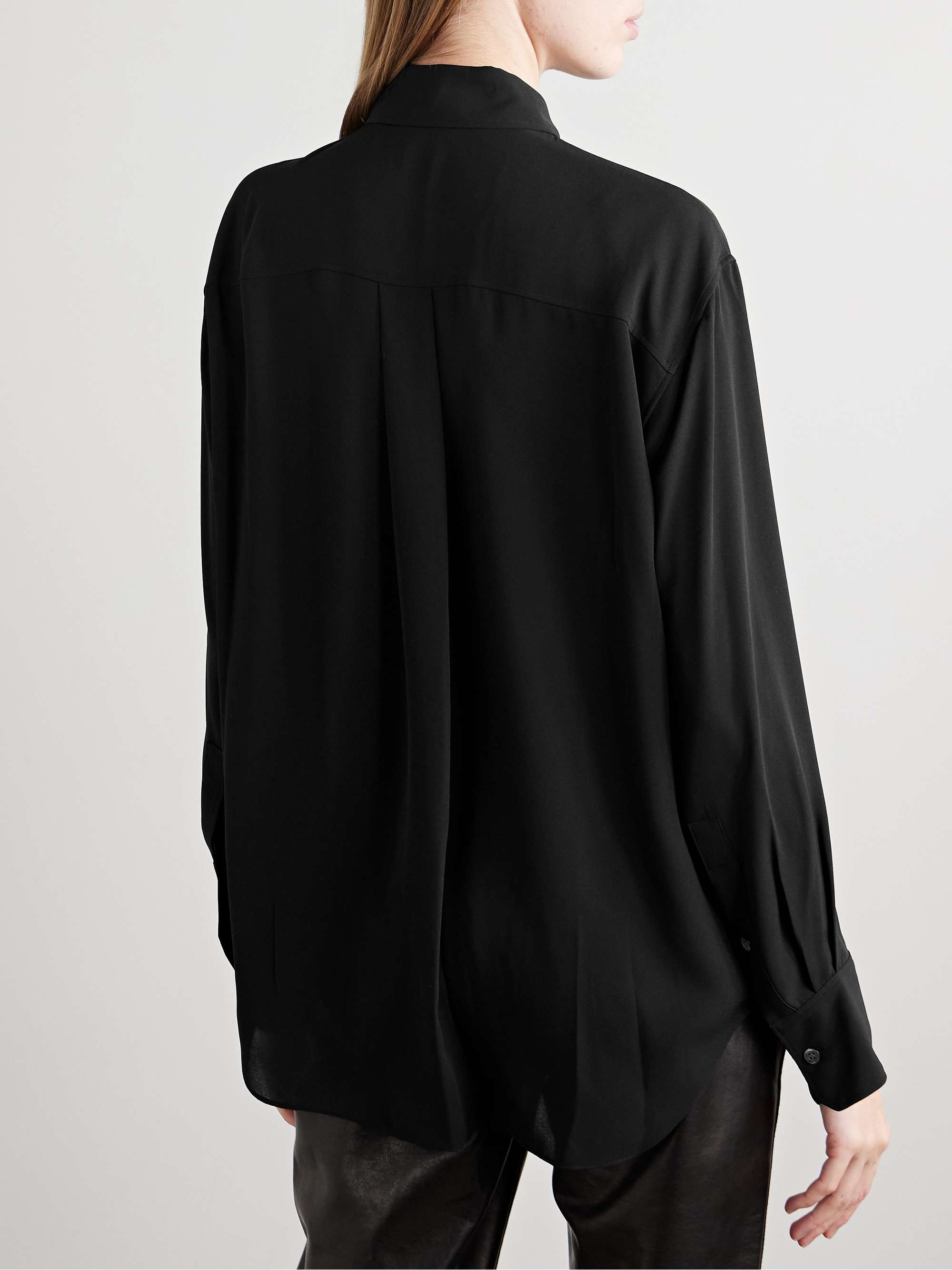 Crepe de chine shirt view
