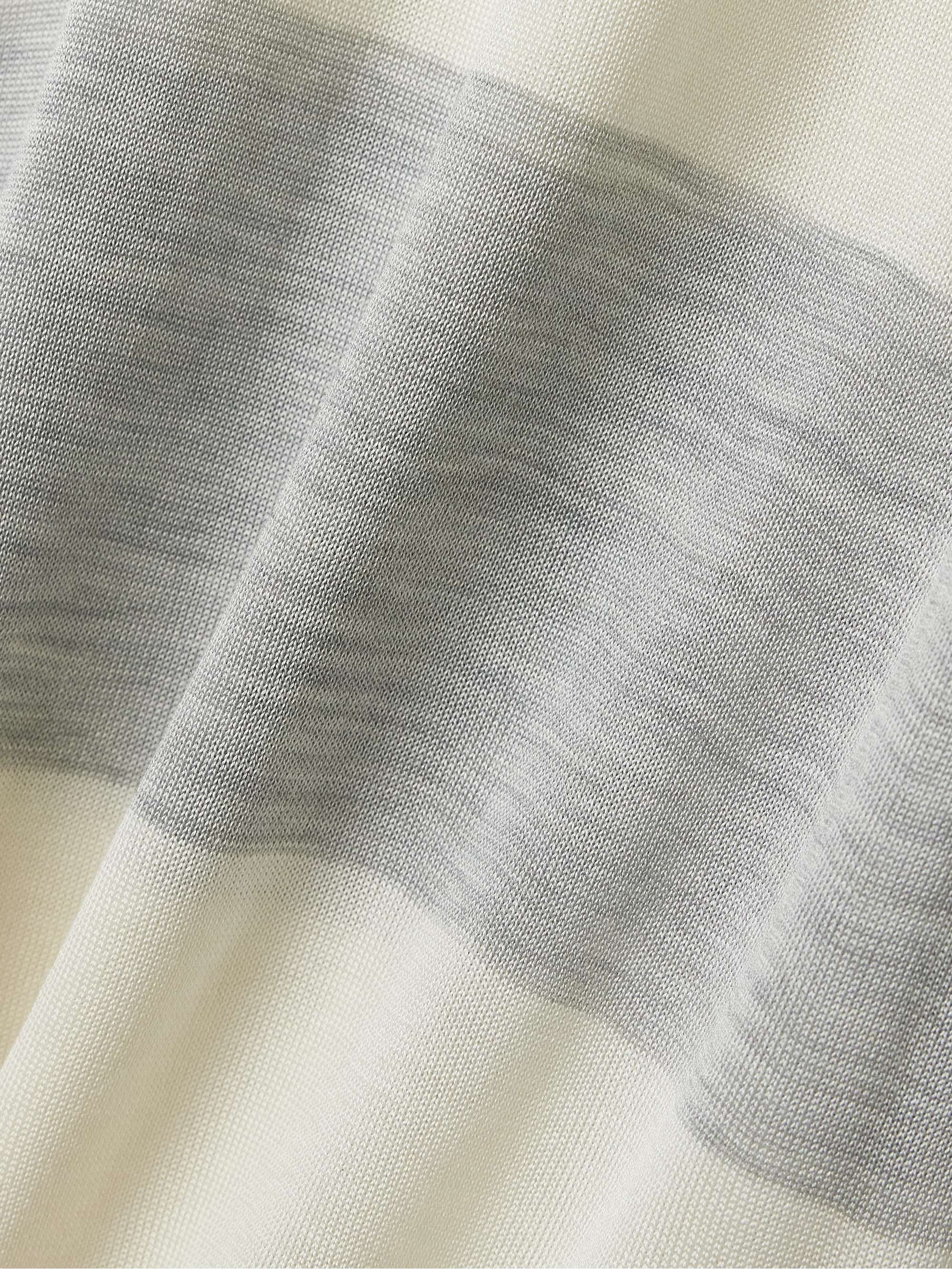 Striped cotton-blend shirt view