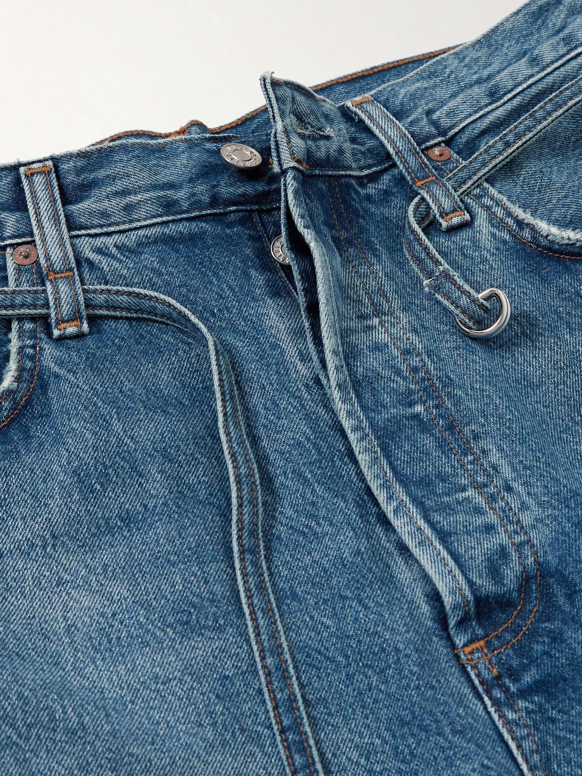 Emmi belted high-rise wide-leg jeans view