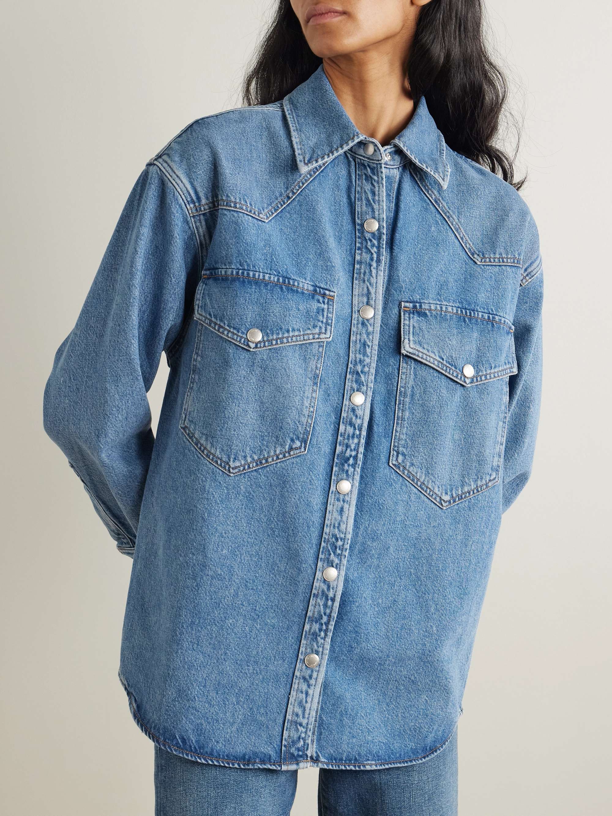 Lotta organic denim shirt view