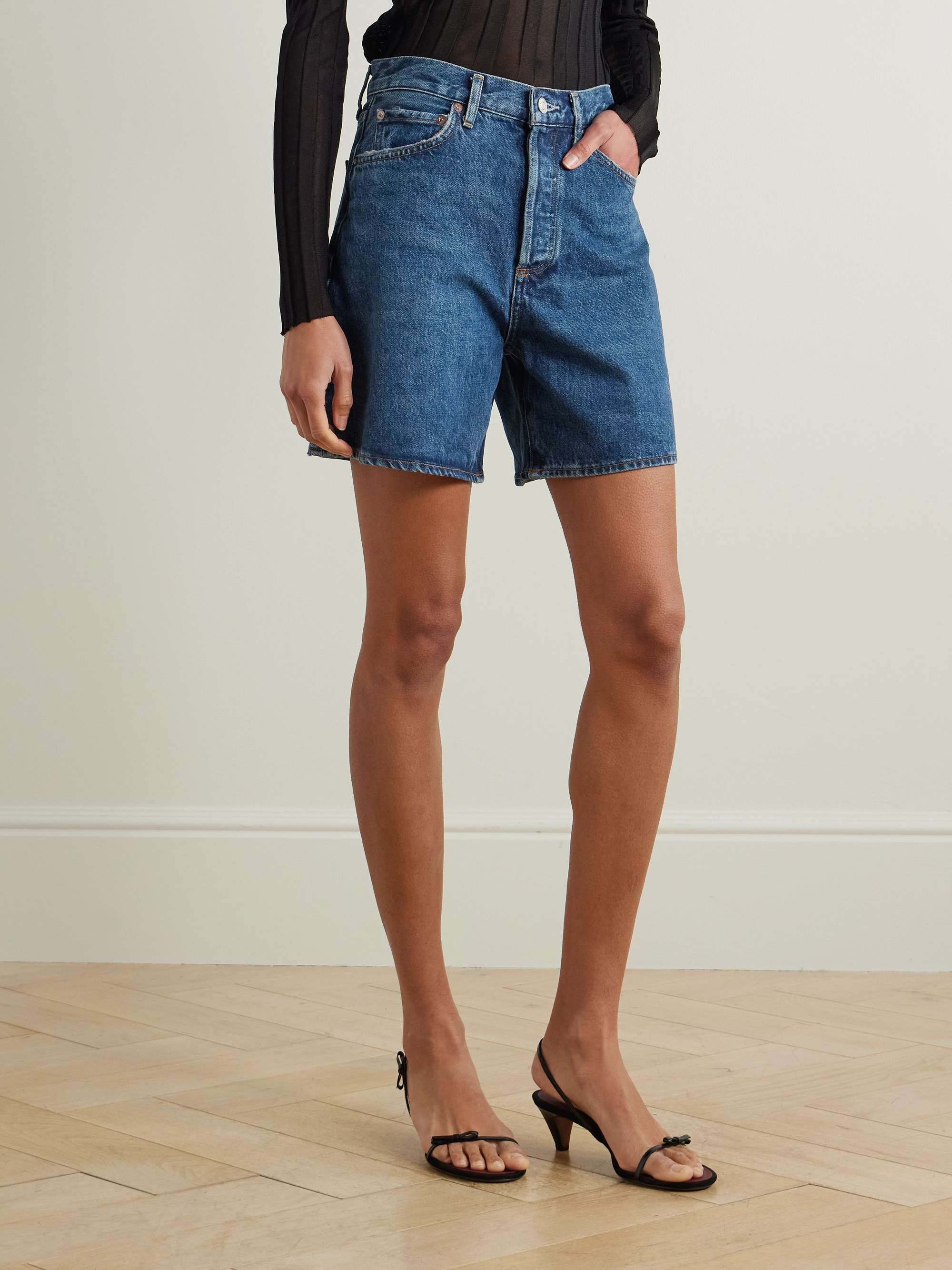 Dame denim shorts view
