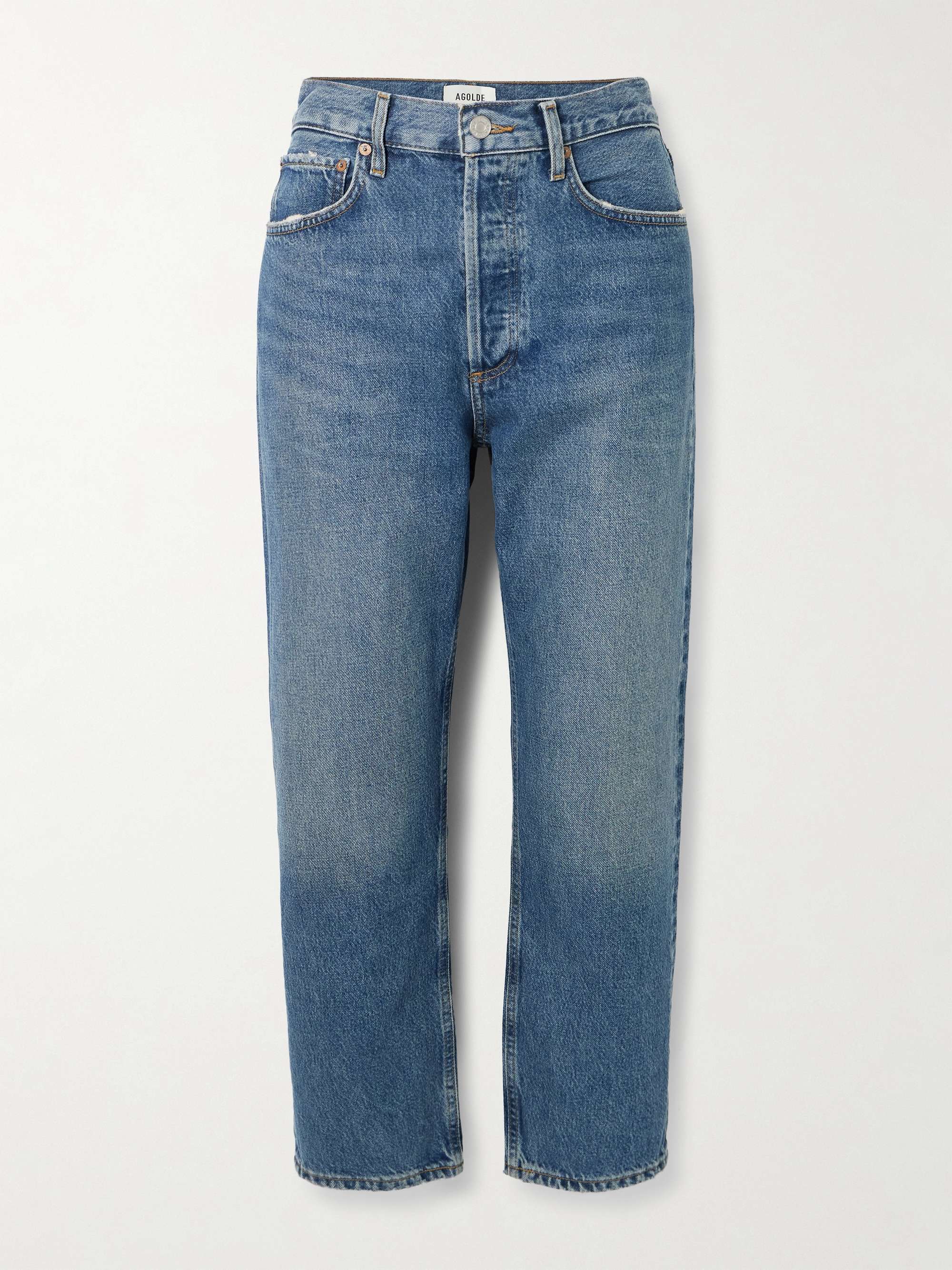 '90s Crop mid-rise straight-leg jeans view