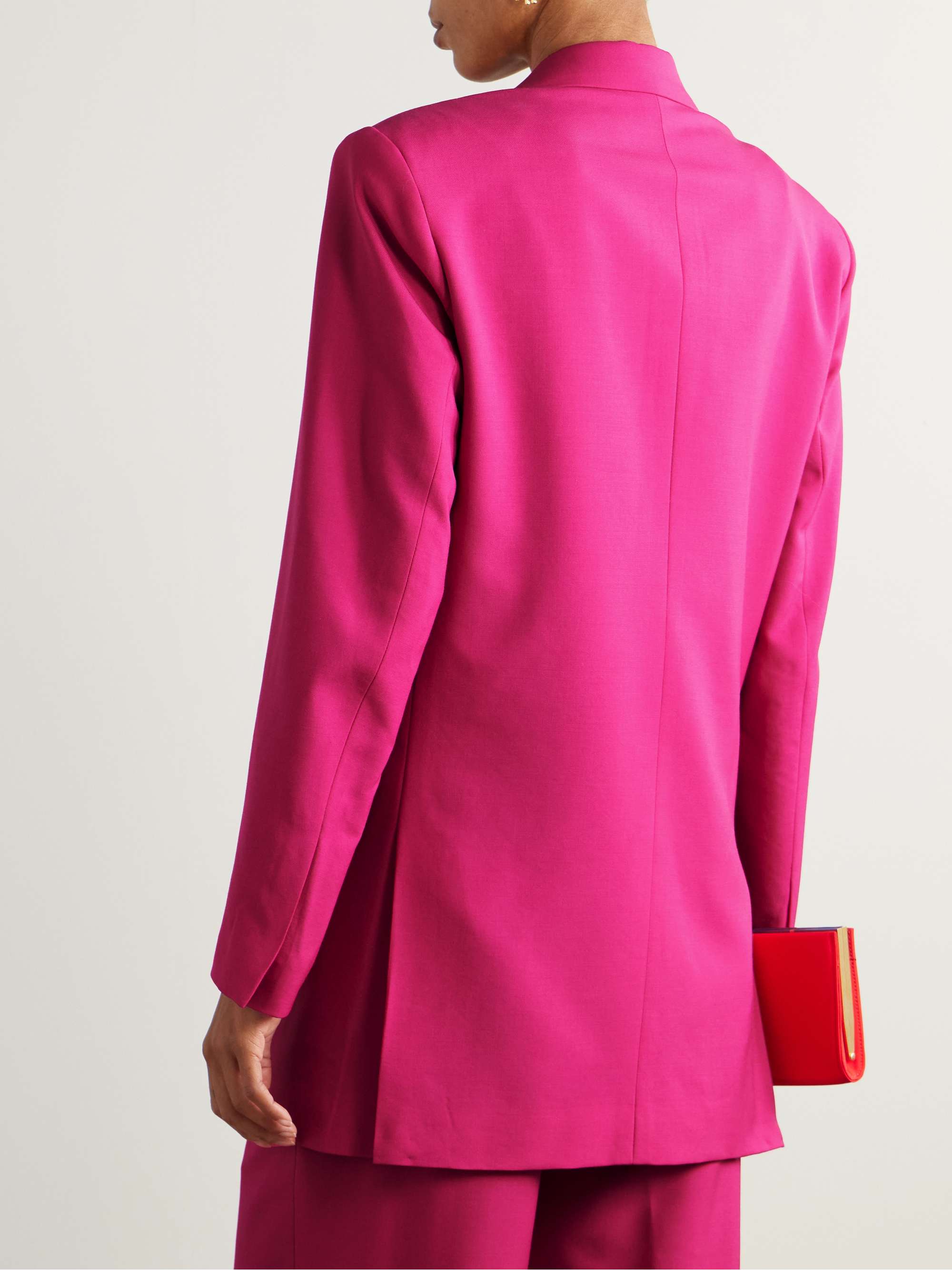 Wool and mohair-blend blazer view