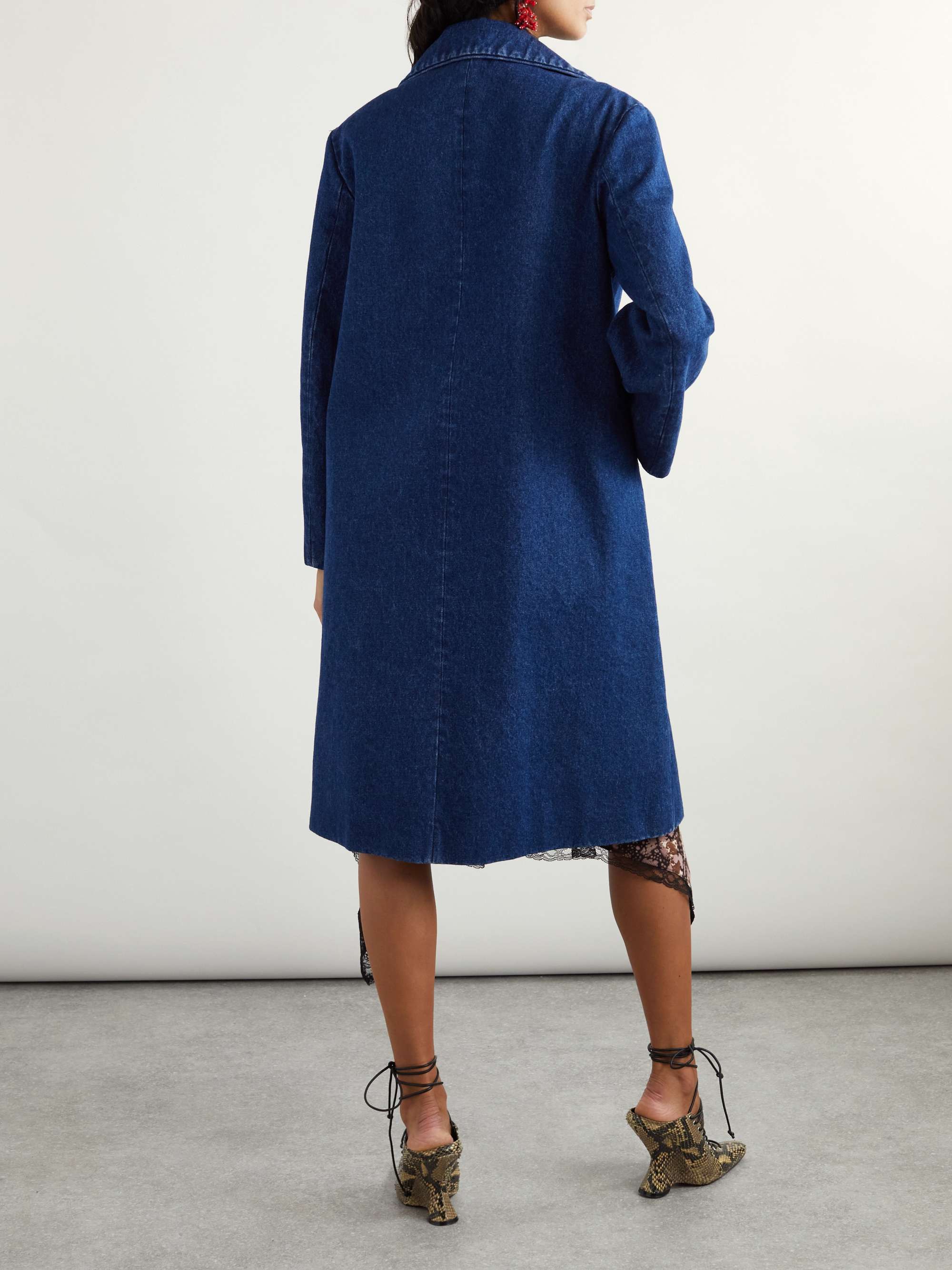 Denim coat view