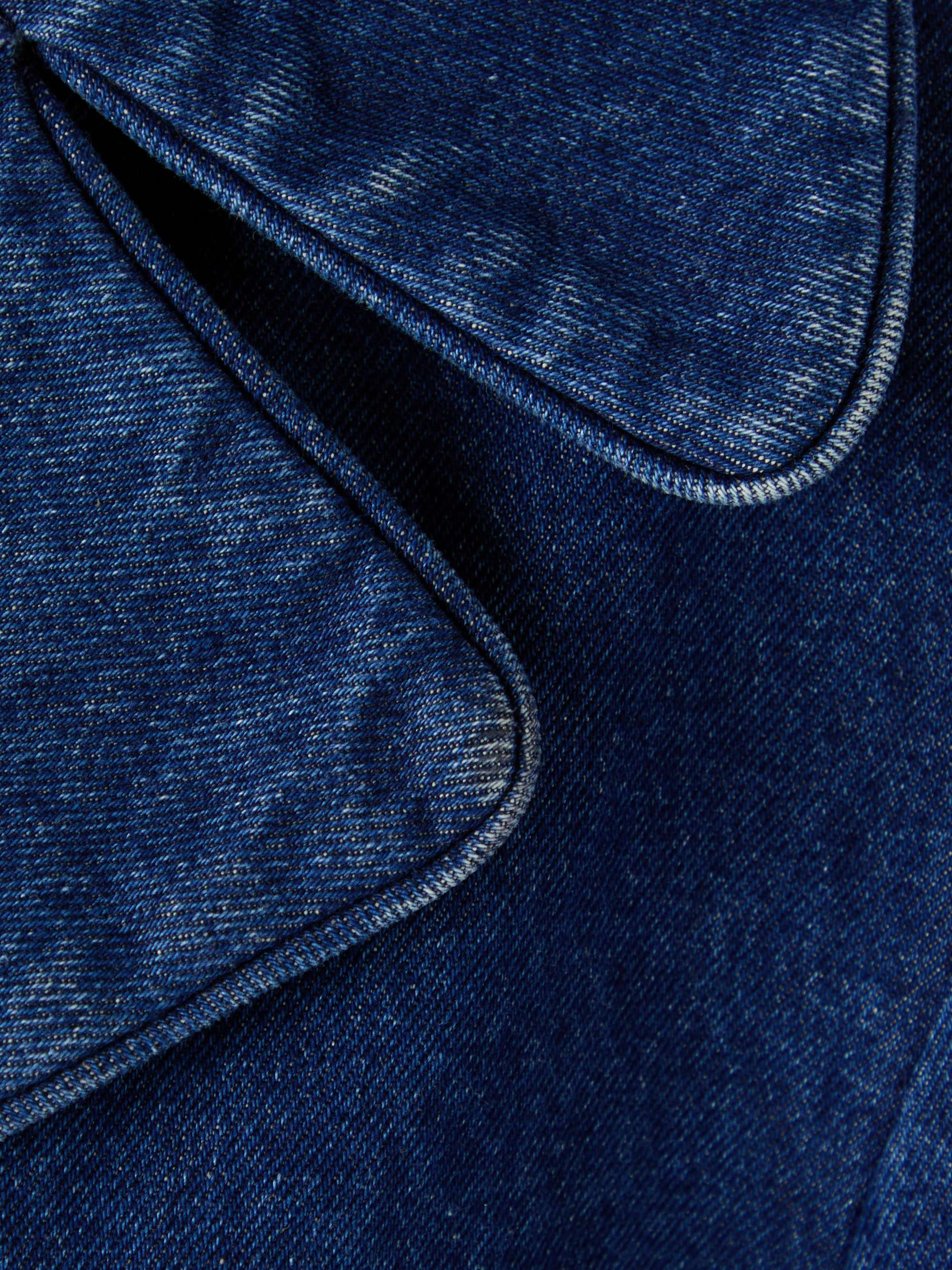 Denim coat view