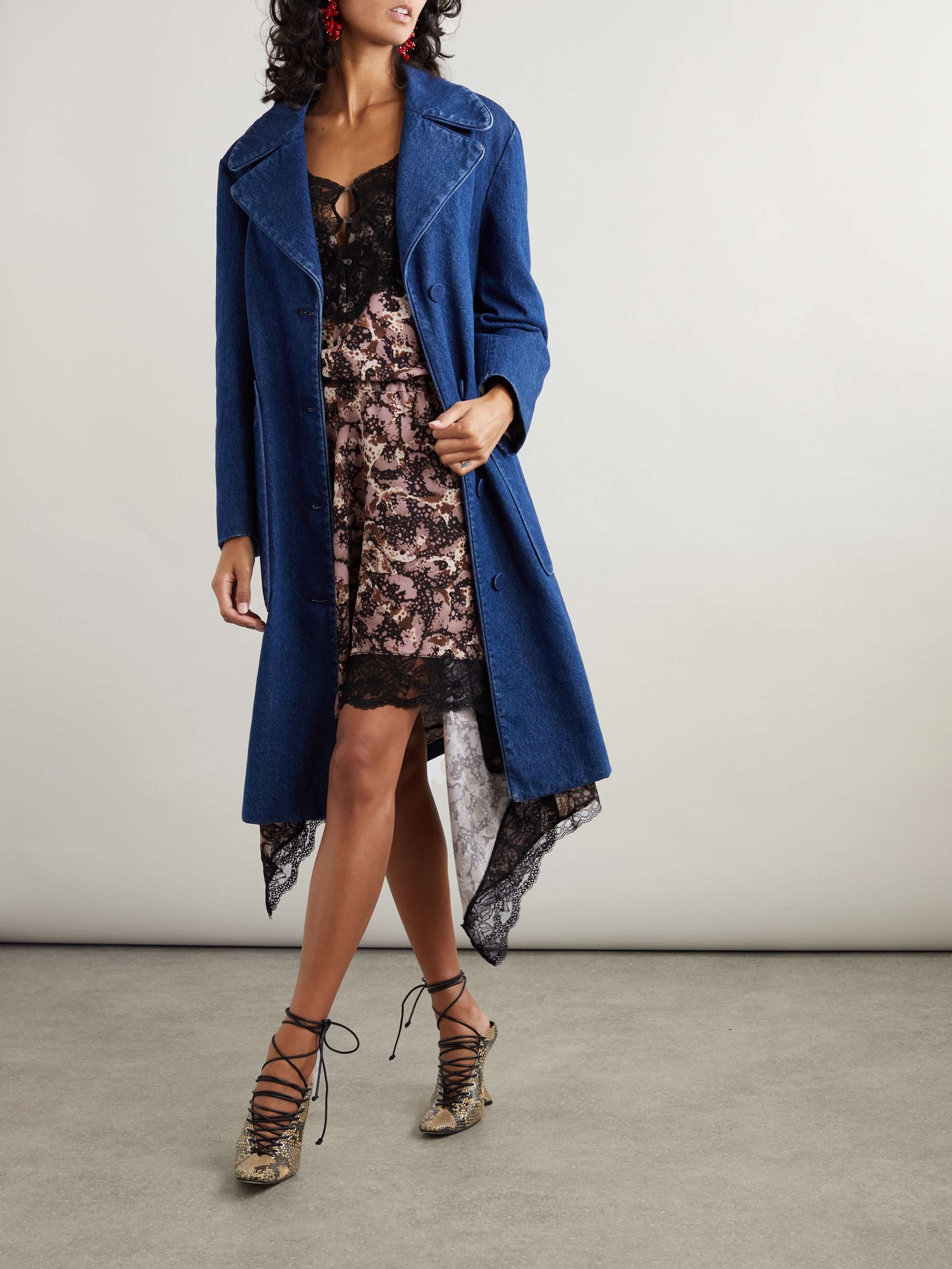 Denim coat view