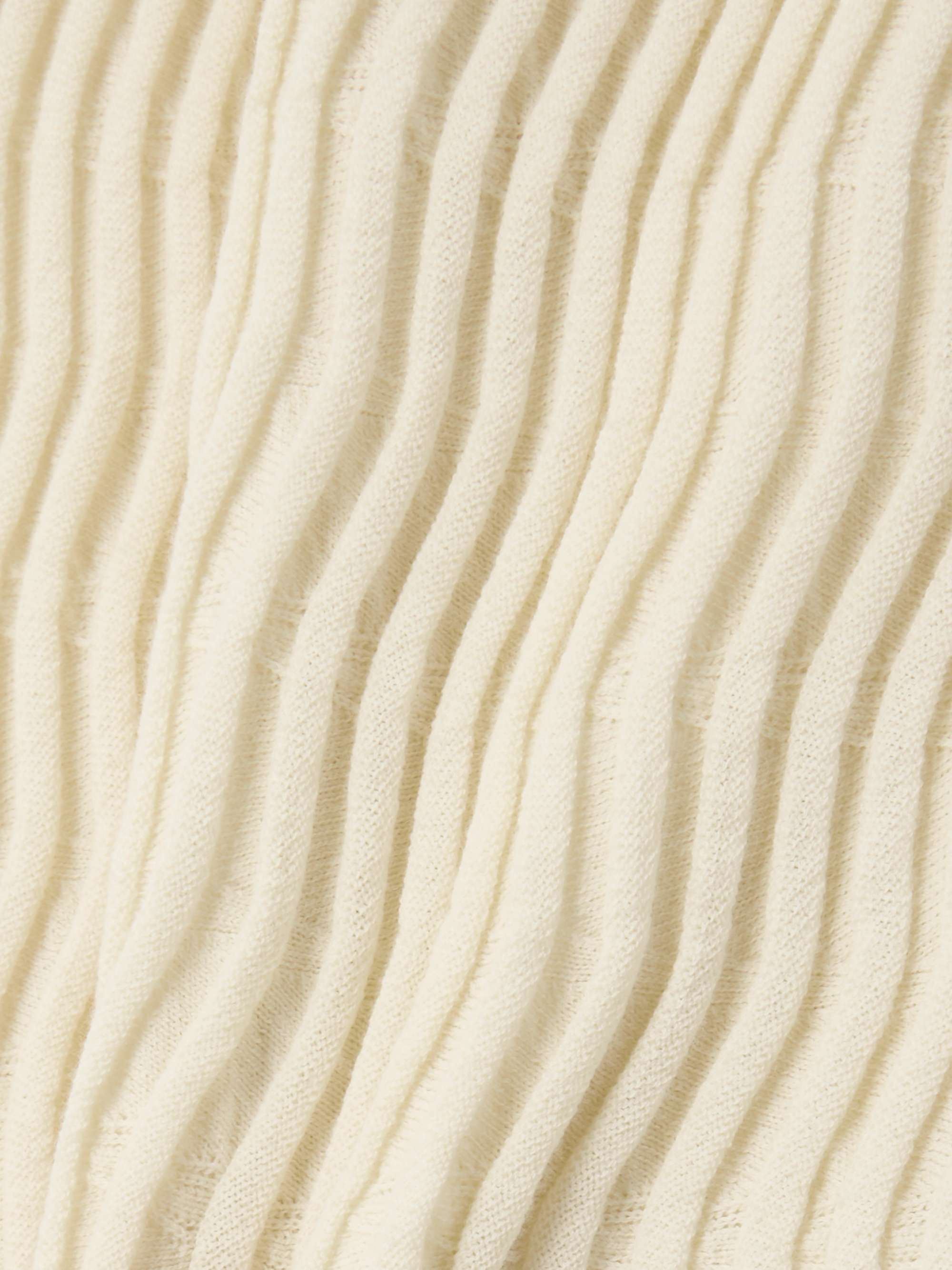 Ribbed wool maxi skirt view