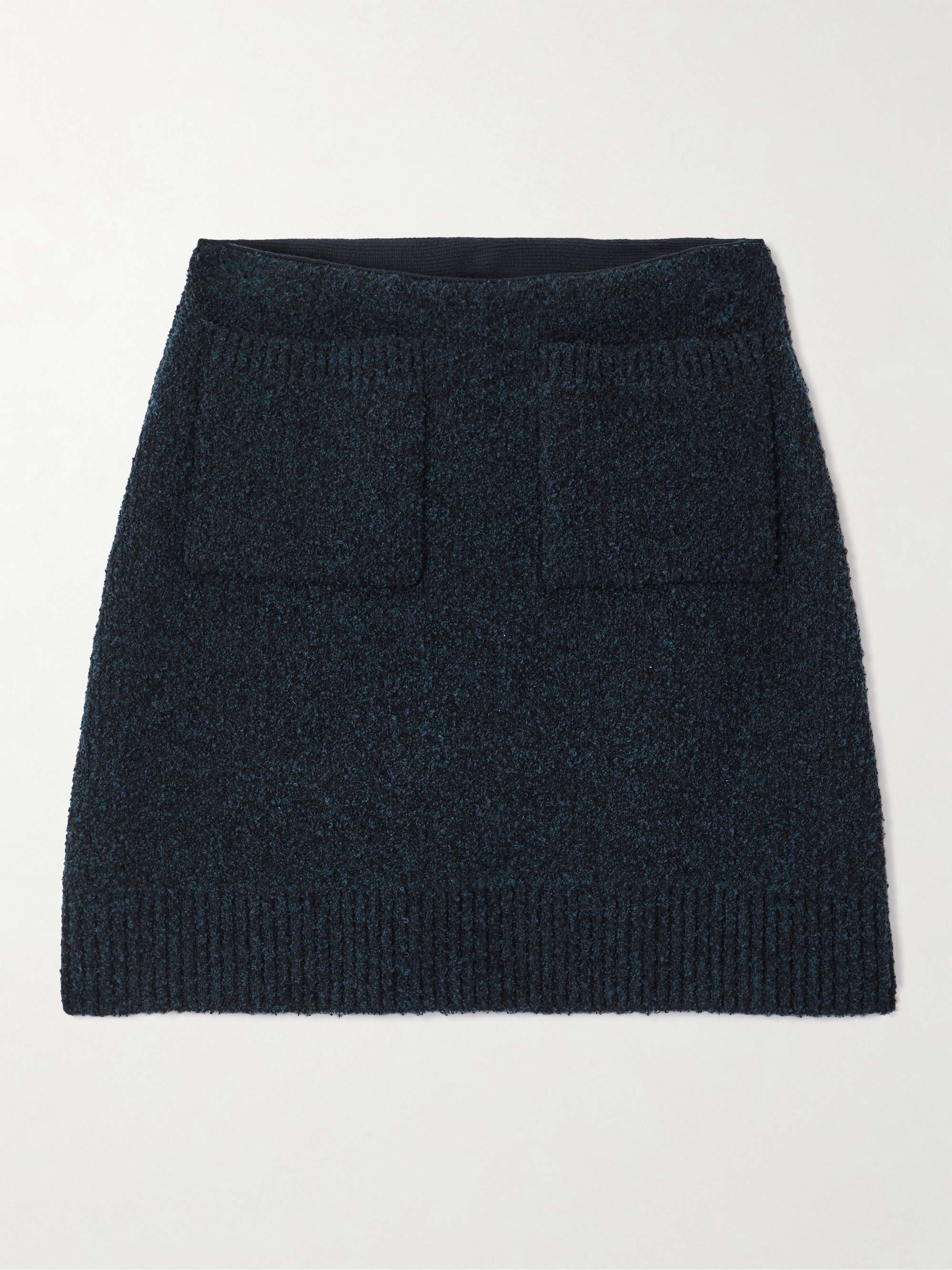 Wool-blend bouclé mini skirt view