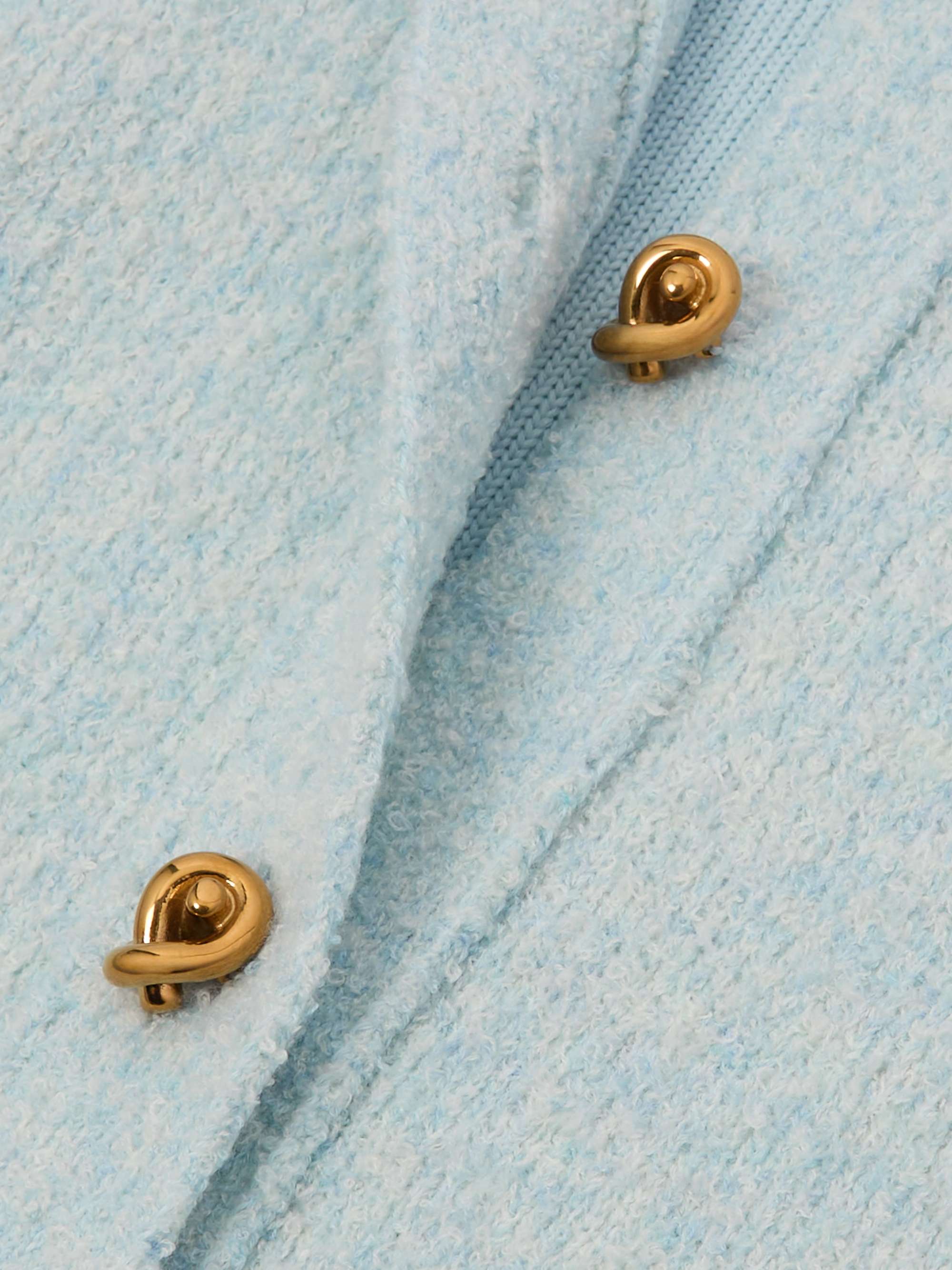 Wool-blend bouclé cardigan view