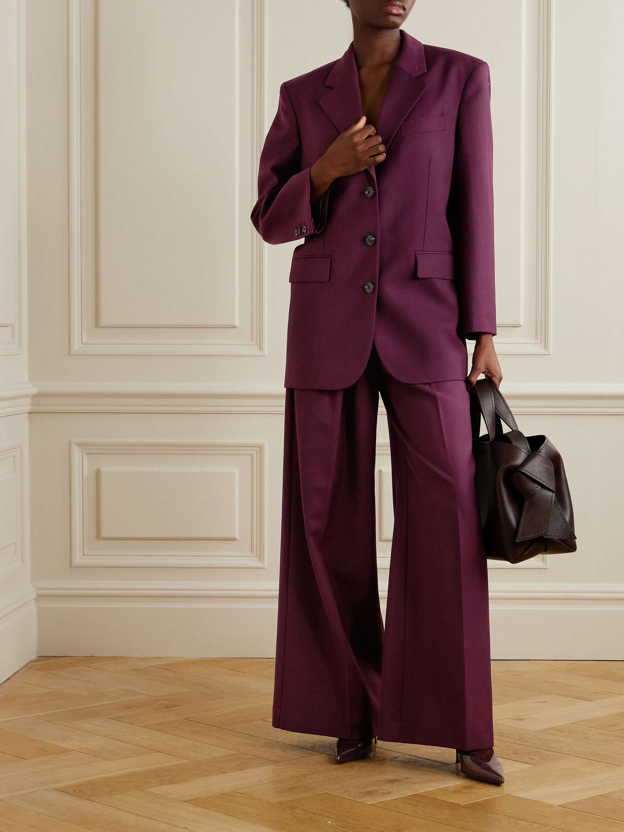 Sara woven blazer view