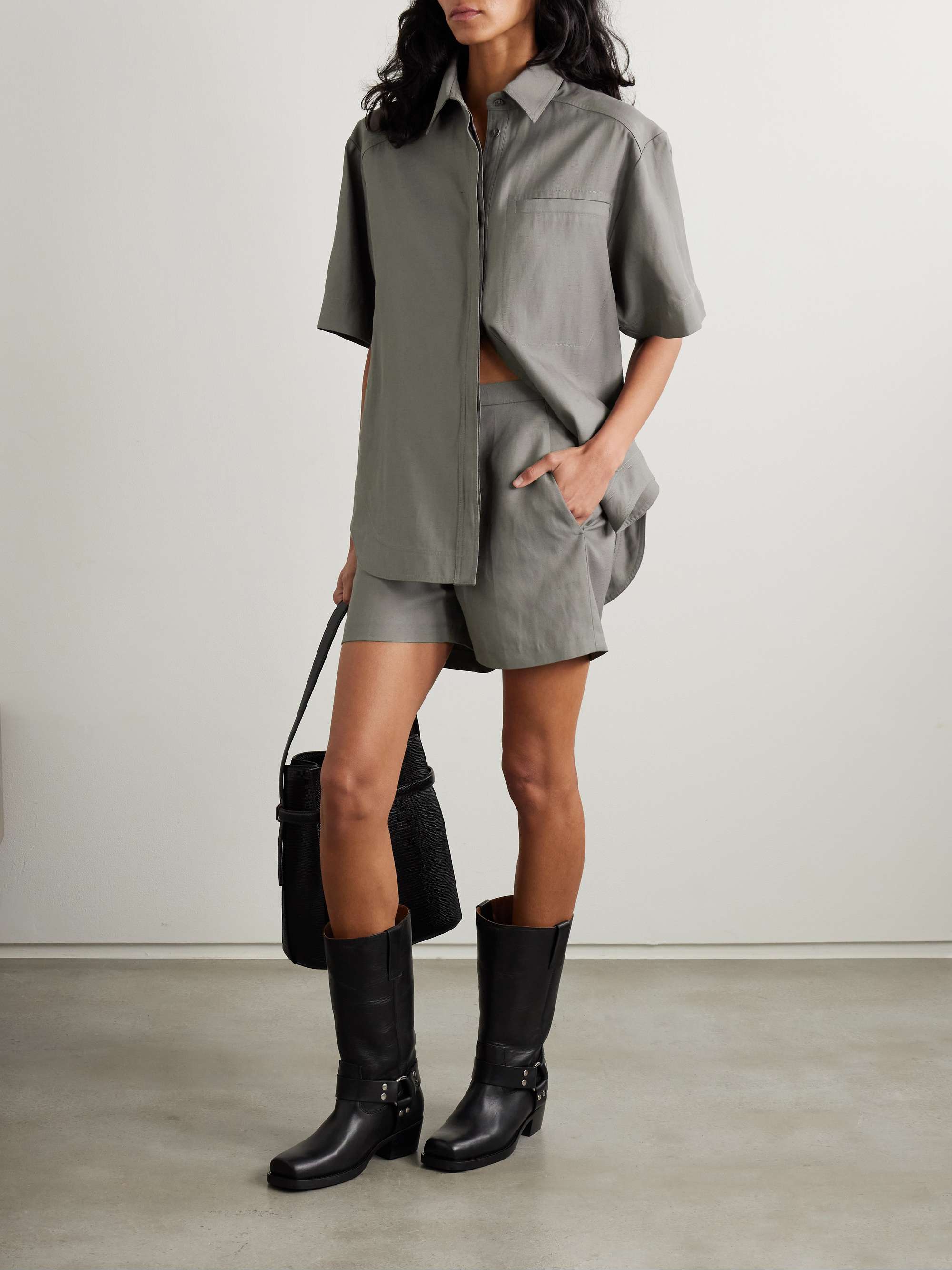 Simai twill shorts view