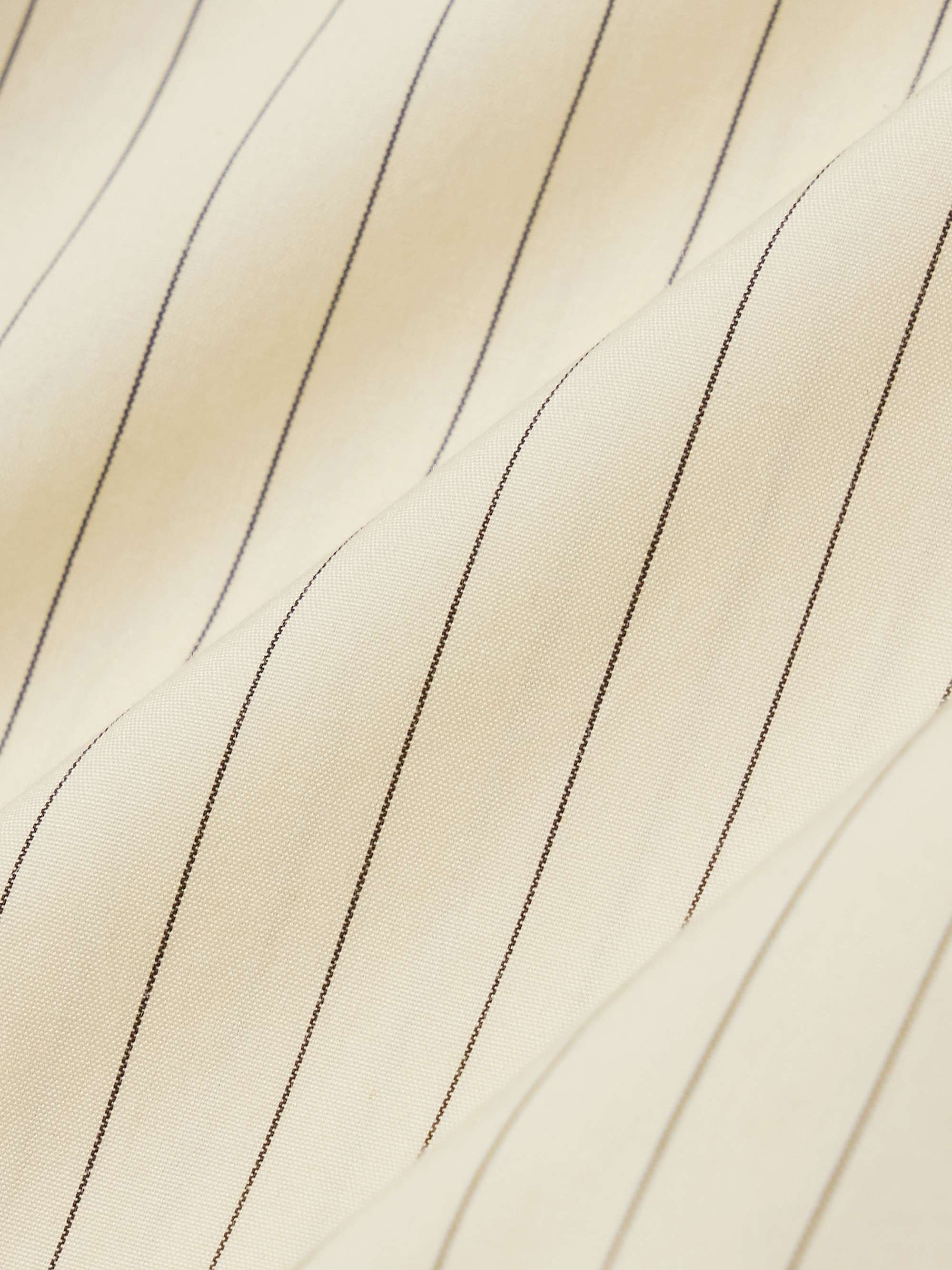 Hale striped cotton-poplin shirt view