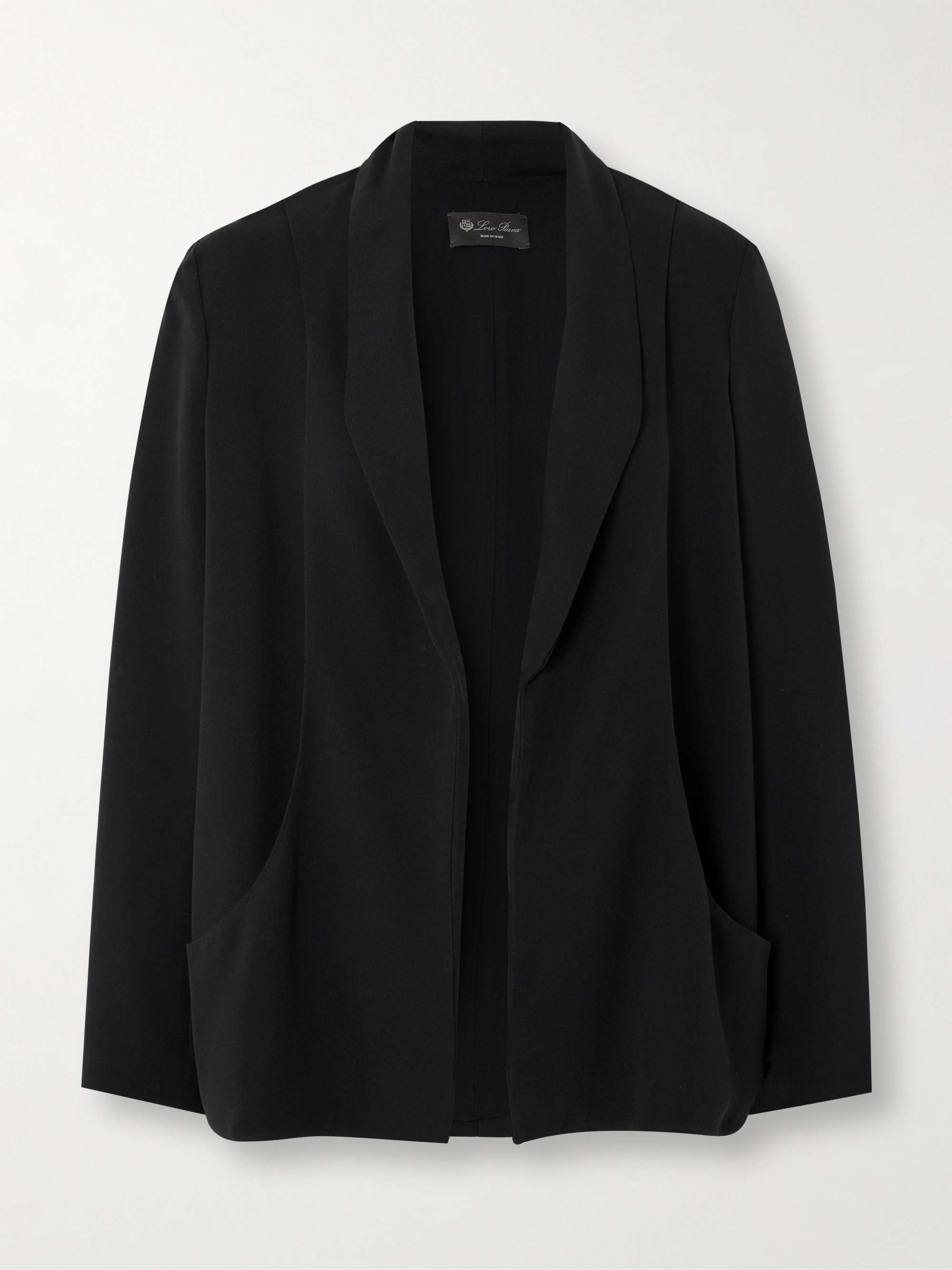 Annie silk-cady jacket view
